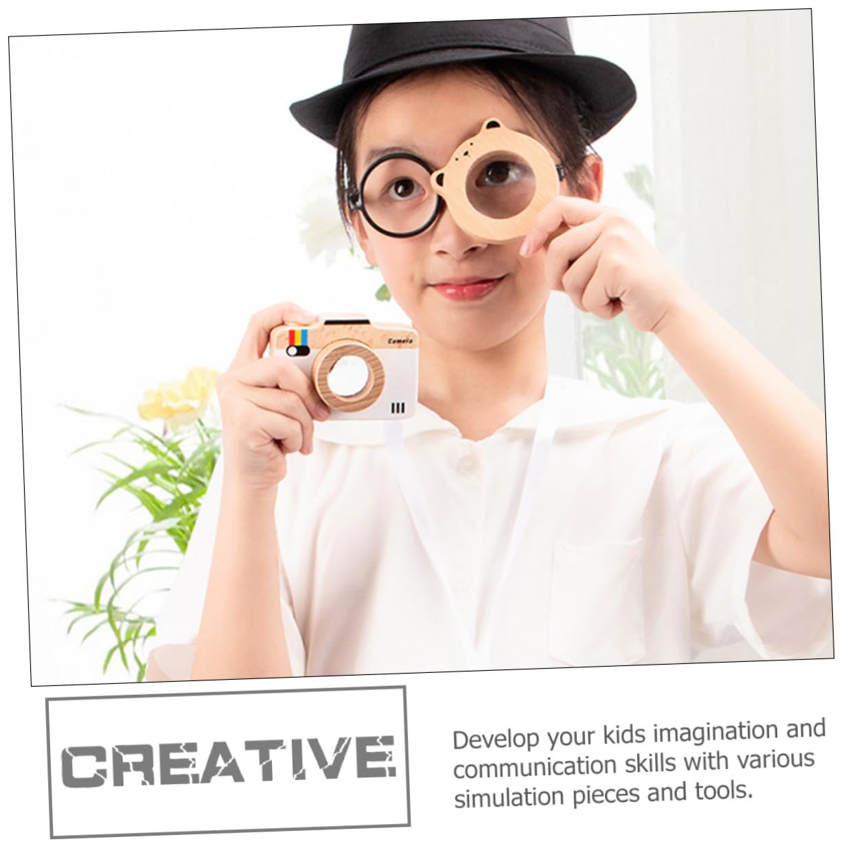 Kit de Detective para Pequeños 1 Set Herramientas de Detective Disfraz 3 a 5 Años Juego de Investigación y Cosplay Educativo para Aventuras y rol