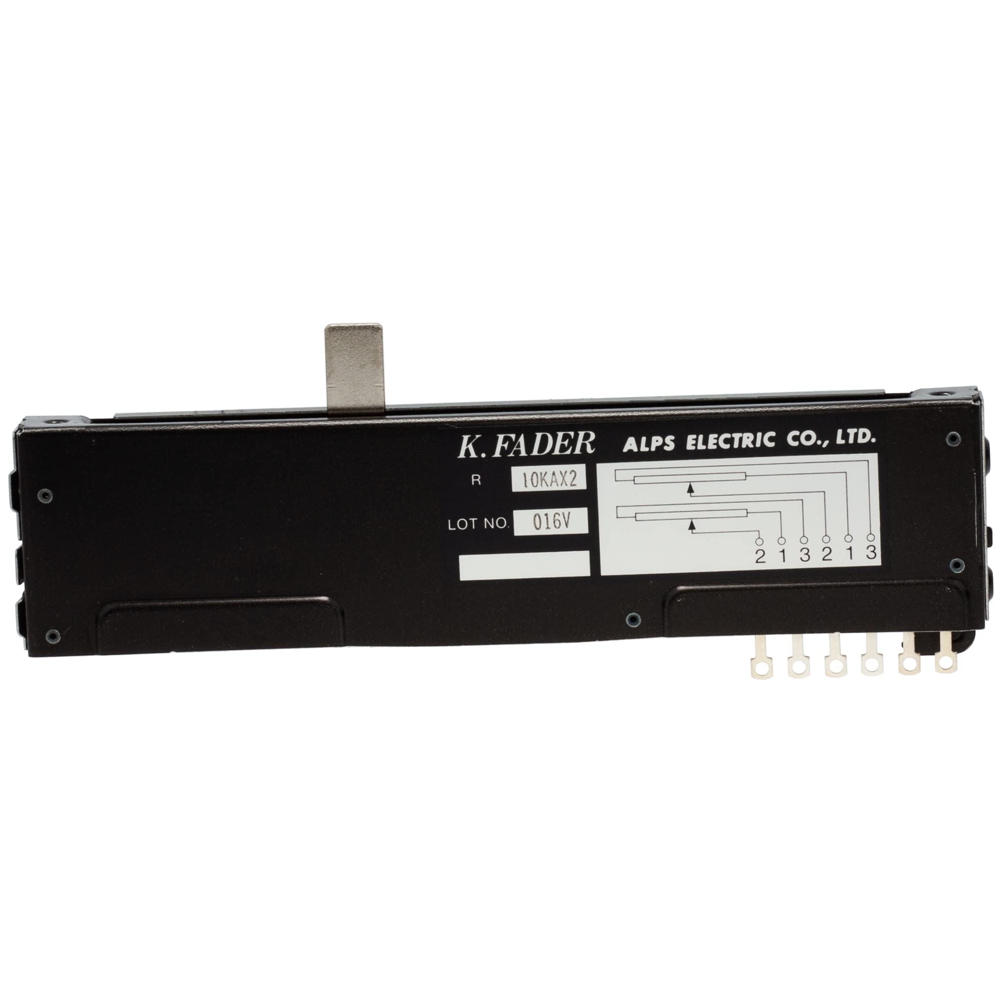 ALPS 10K logarithmisch Studio-K-Fader RSA0K12 stereo 100 mm Master Type 8mm Lever