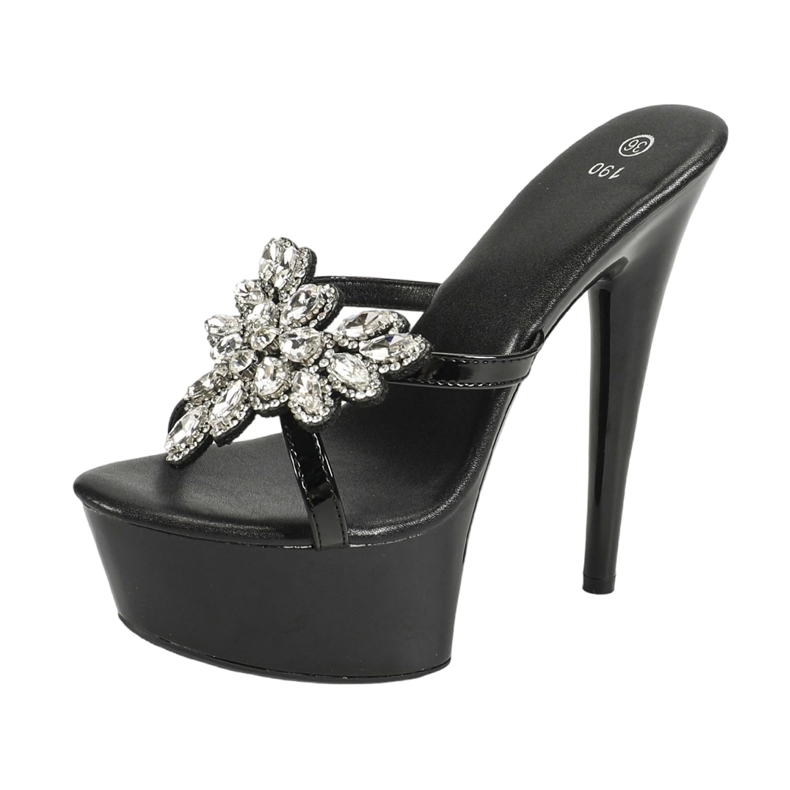 Sandali da Donna con Plateau Ultra-Alto | Scarpe con Tacco Alto 15 cm per Discoteca, Matrimoni in Spiaggia e Serate di Gala.