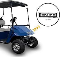 Vista 7 de Drive-up Placa de identificación para el emblema EZGO TXT plateado para carrito de golf eléctrico o de gas 1994-2010, 9.44 x 2.72 pulgadas