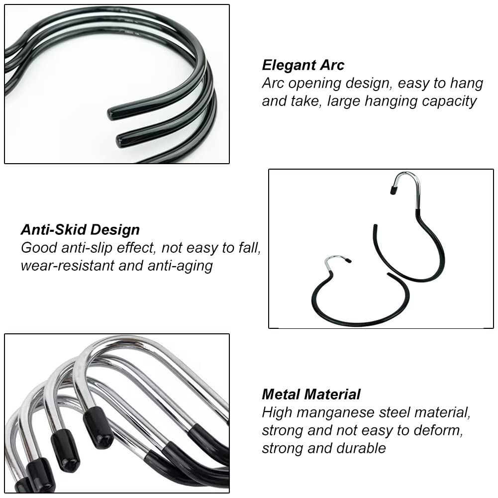 Gancio Per Sciarpa E Cravatta - Organizzatore Armadio Antiscivolo, 3 Pezzi - Foto 6