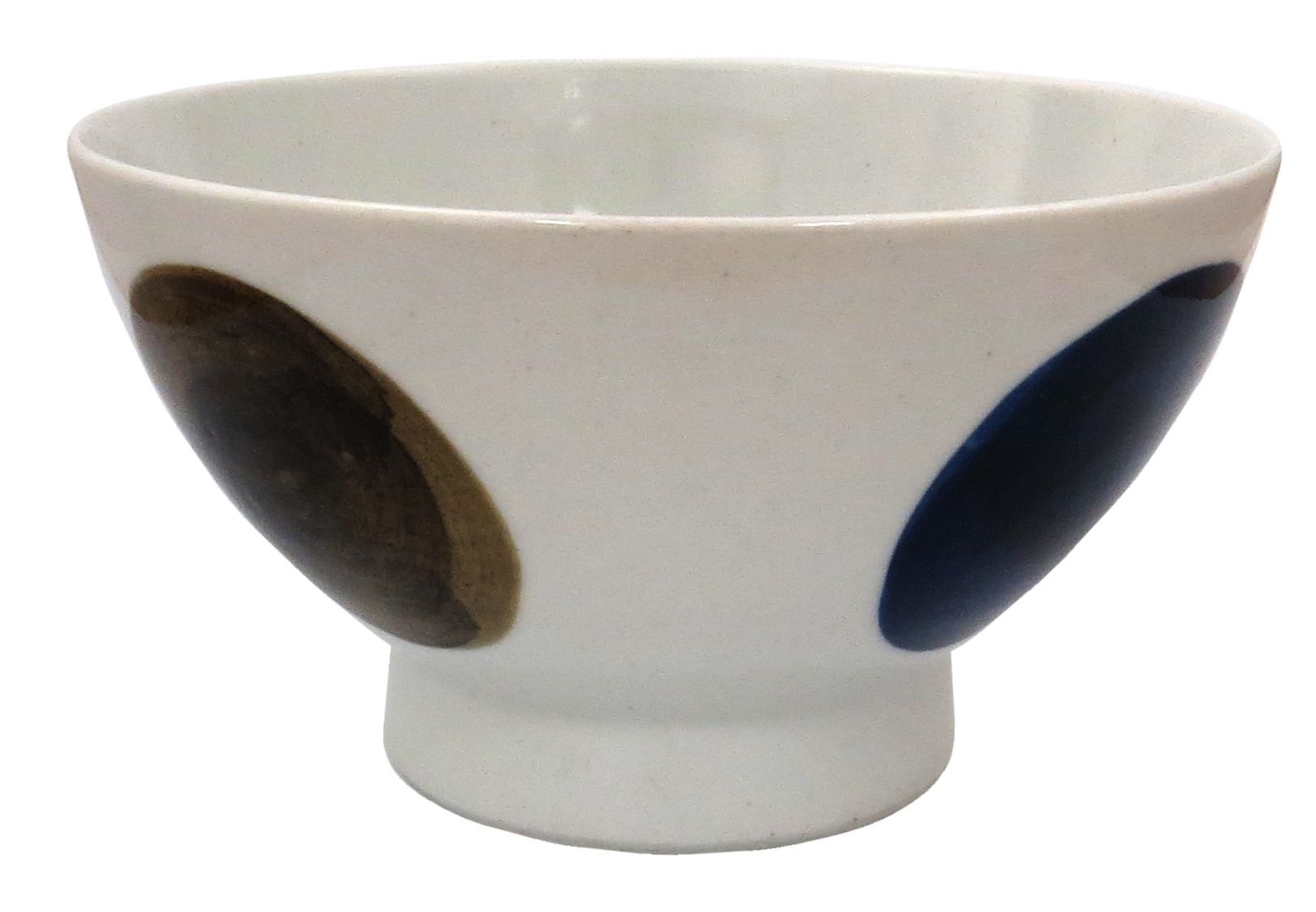 Amazon.co.jp: 玉有(Gyokuyu) 波佐見焼 和山窯 青丸紋 くらわんか丼