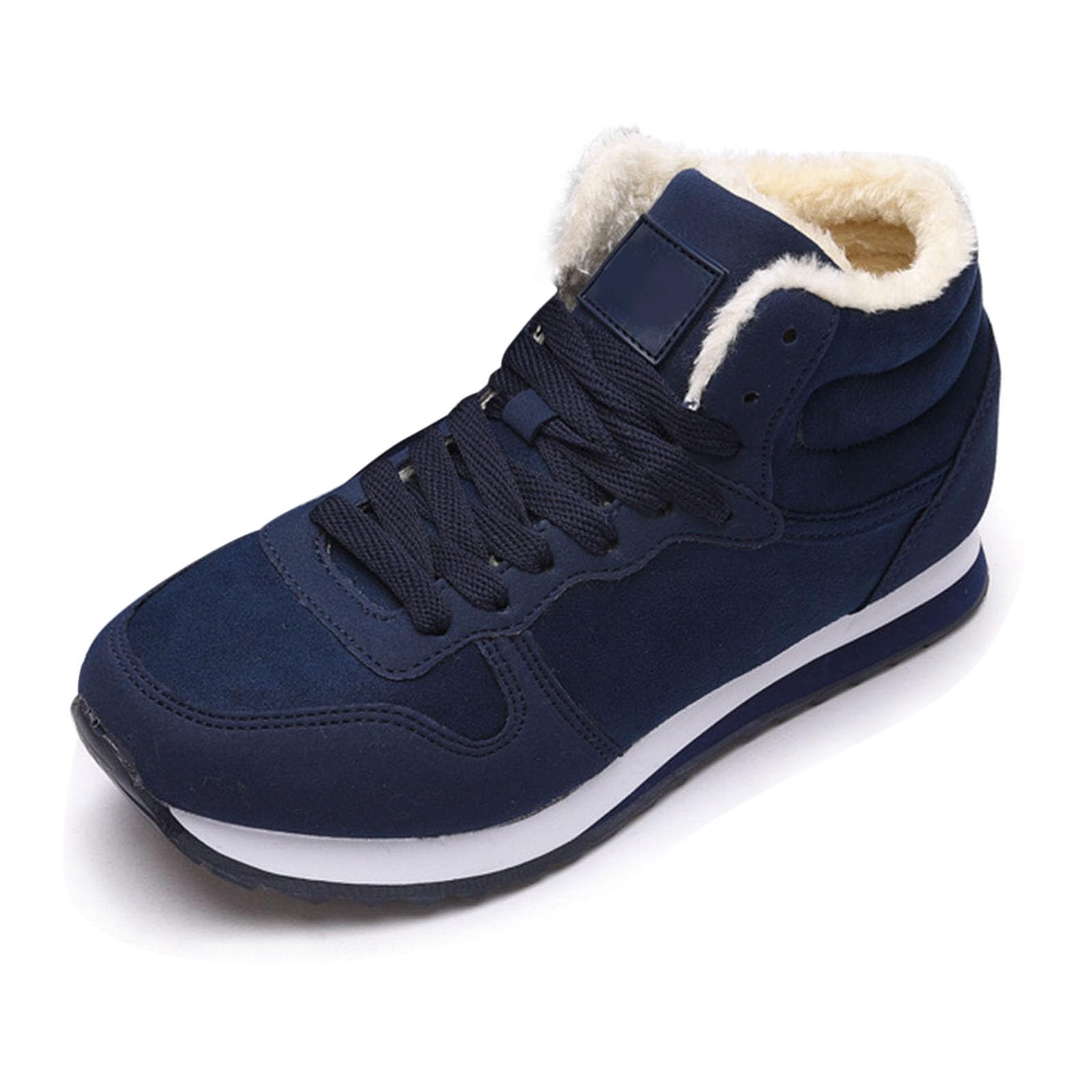 Donna Impermeabile Stivali Trekking Scarponcini Morbidi Casual Scarpe Sportive Outdoor da Neve Invernali Foderato Caldo