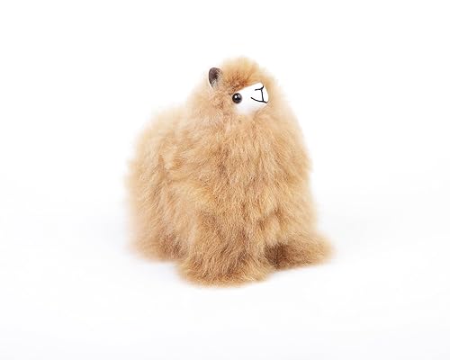 Miniatura 2 de Classic and cute alpaca - 15 cm, Handmade Cute Stuffed Animal Toy for Kids, Soft Cuddly Stuffed Bear for Girls and Boys, Plush Teddy Gift for Kids