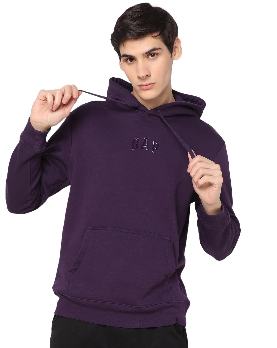 Men’s Regular Fit Logo Print Full Sleeved Cotton Hoodie