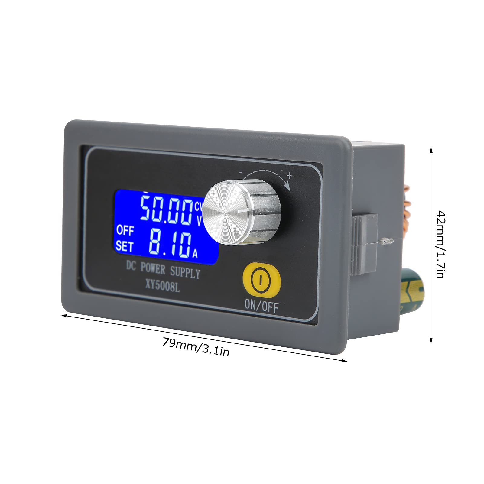 Fuente De Alimentación De CC Ajustable 50 V 8 A, Regulador De Voltaje Constante Ajustable CNC Fuente De Alimentación De Laboratorio, Entrada De CC De 6,0 A 55 V, Salida De CC De 0 A 50 V