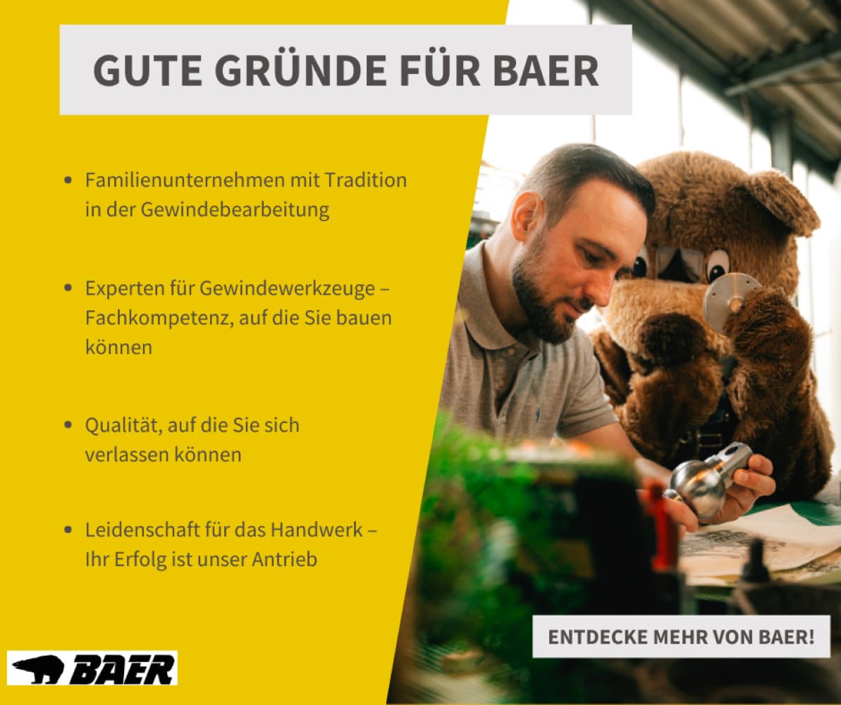 BAER HSS-TiAlN Stufenbohrer 10-45 mm (8 Stufen) - Schälbohrer, Lochbohrer - Baustähle, CrNi-Stähle und NE-Metalle und Edelstähle bis 6 mm Stärke