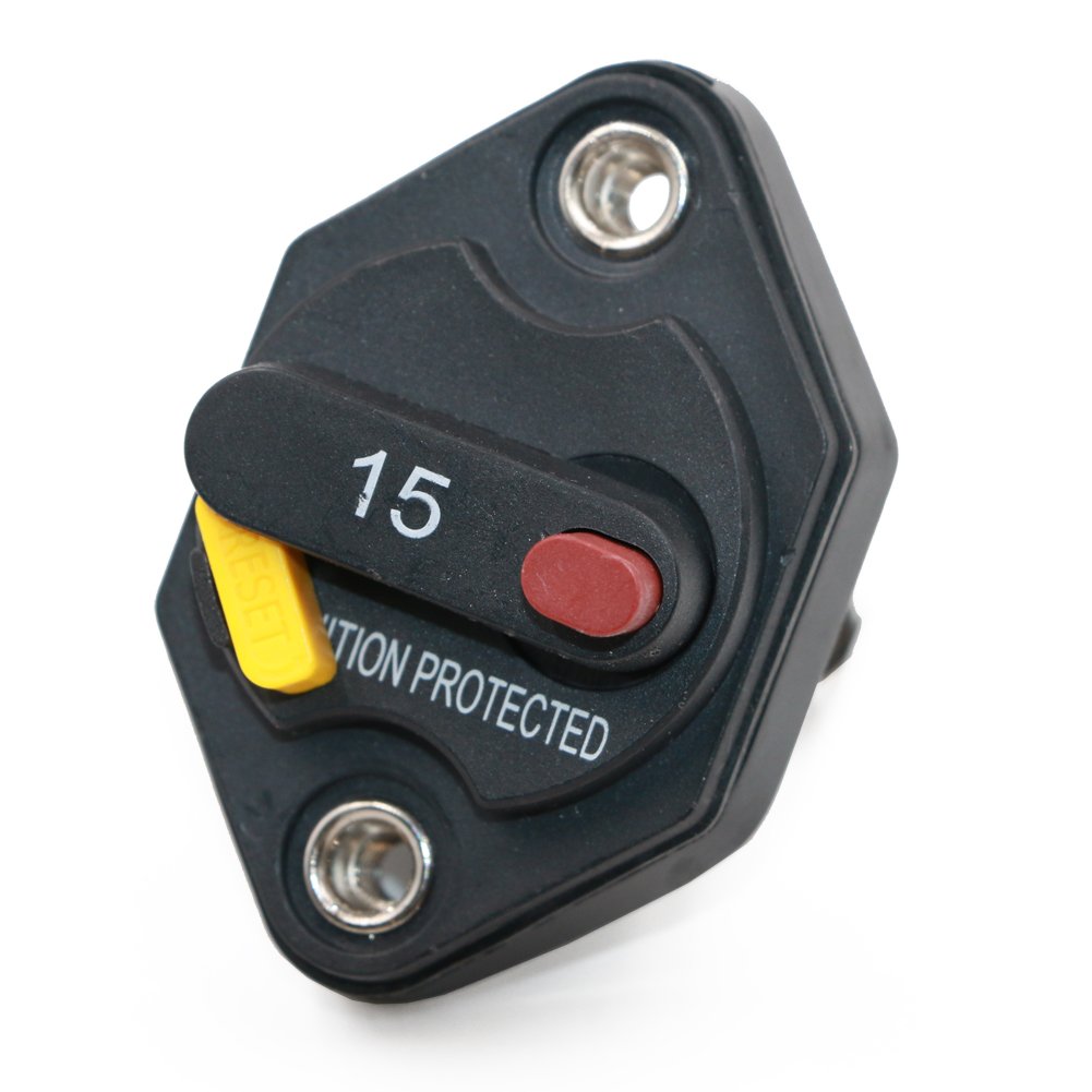 T3 15 Amp Panel Mount Circuit Breaker 32V DC