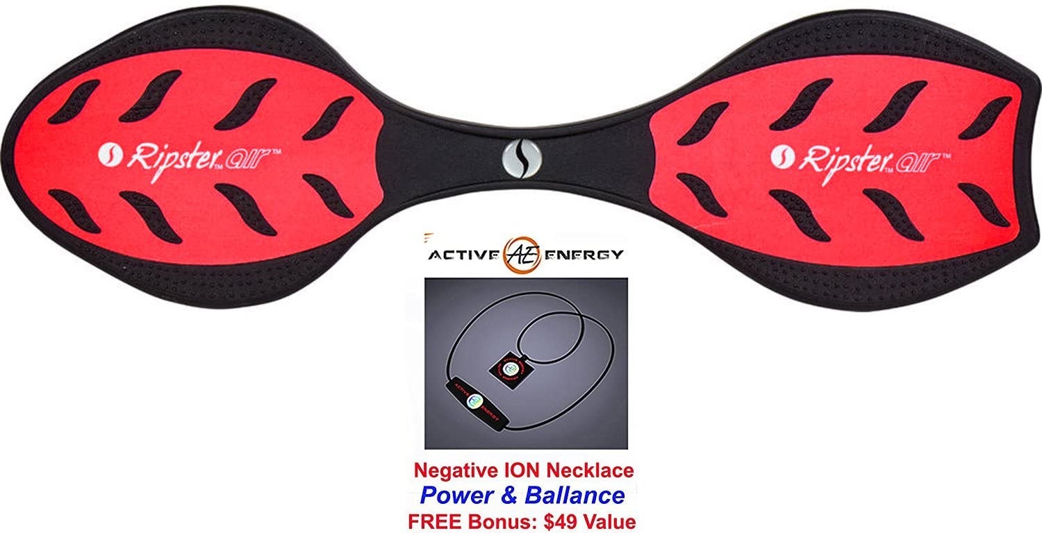 RED Razor RipSter Air Caster/Wave Board + Bonus: Active E Power Balance Necklace $49 Value