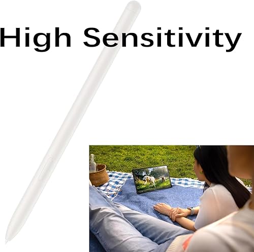 Miniatura 4 de Galaxy Tab S9 Ultra S Pen Reemplazo para Samsung Galaxy Tab S9 Plus Stylus Pen Reemplazo sin Bluetooth (Beige) + 5 puntas gratis para Samsung Galaxy