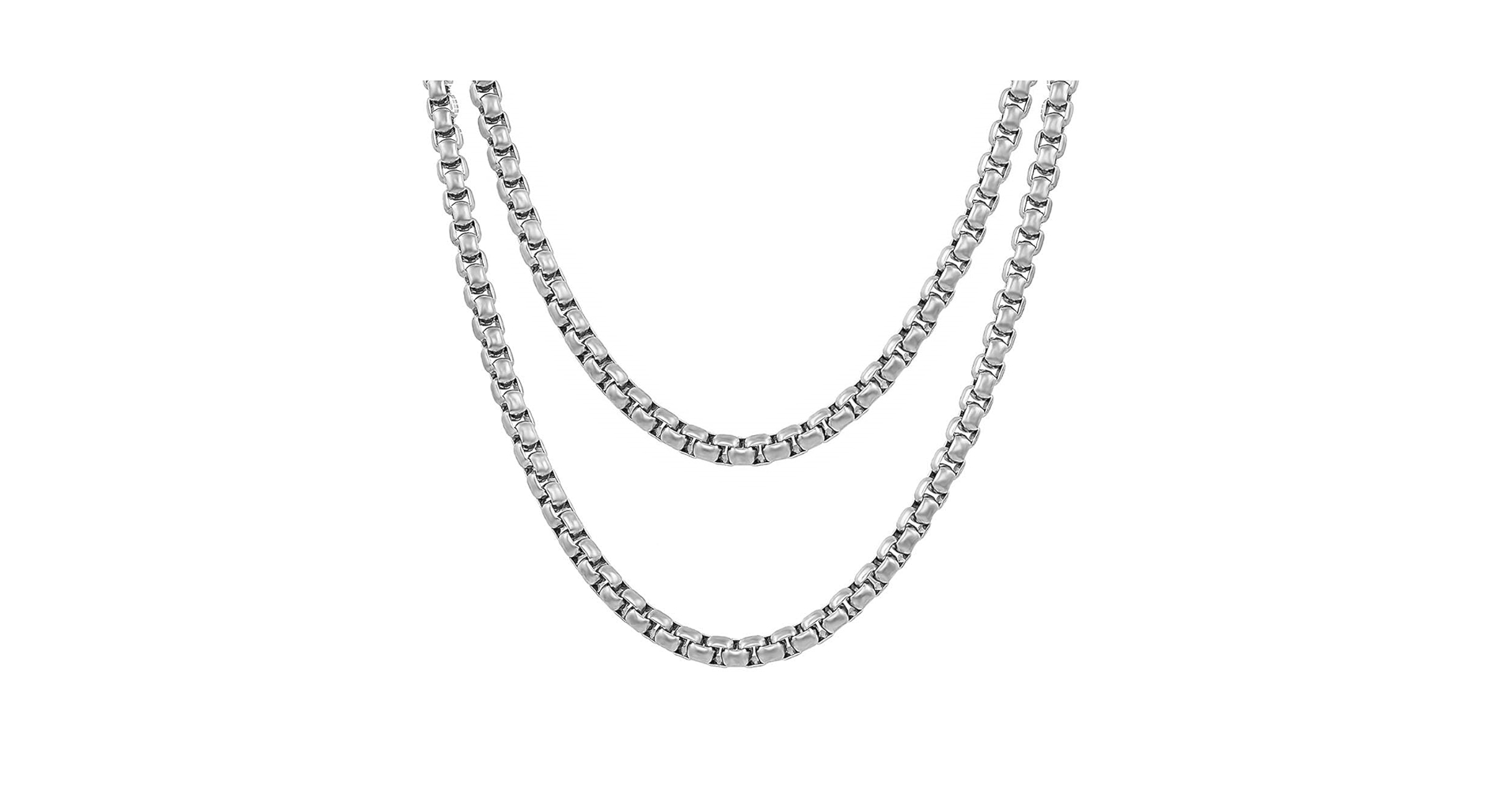 wjk IVXLCDM ×wjk slim chain neckles Gold,Silver Alloy Roman