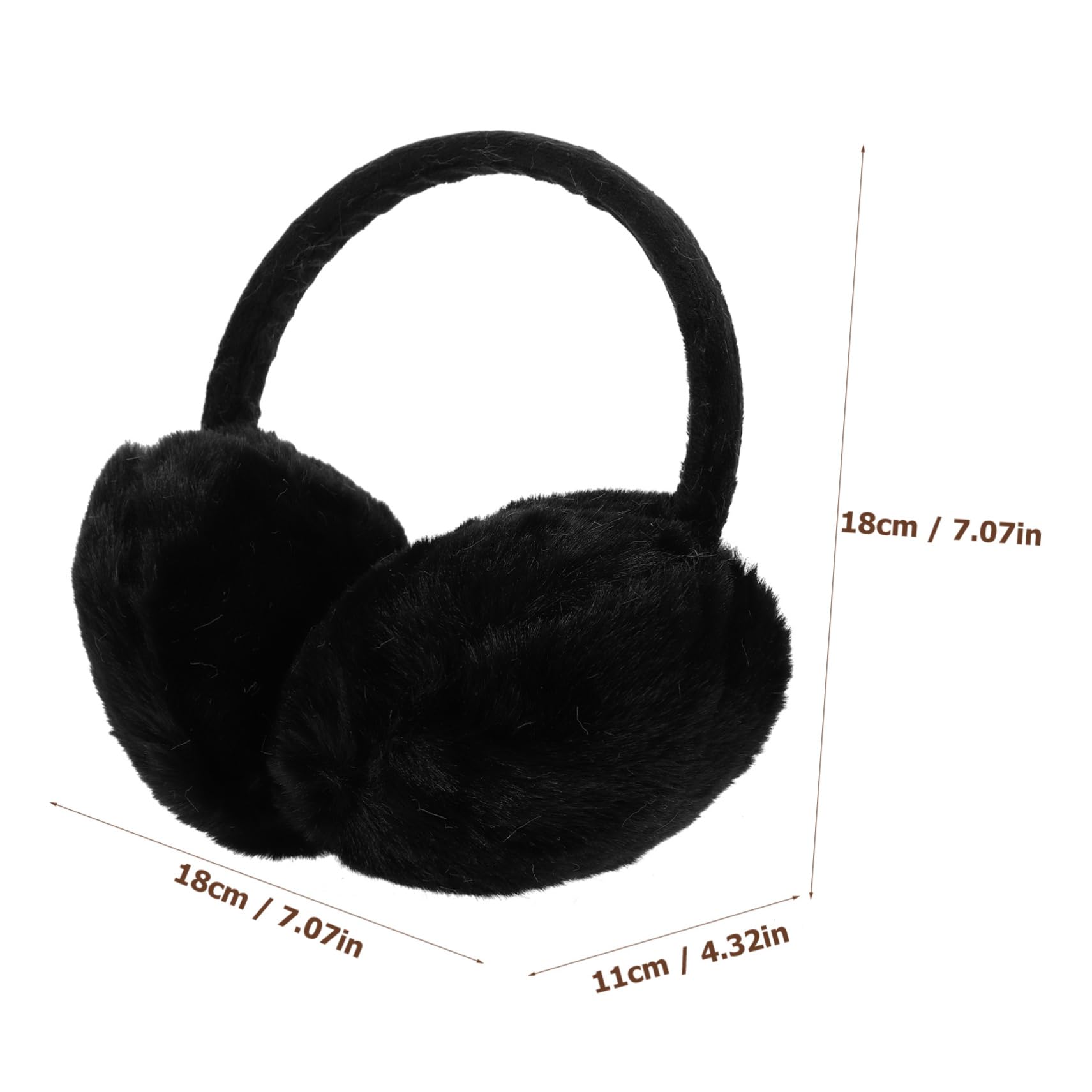 minkissy Furry Ear Warmers for Women Plush Outdoor Earmuffs for Cold Weather Activities Comfortable and Breathable Ear Protectors Fashionable Accessories for Winter Outfits