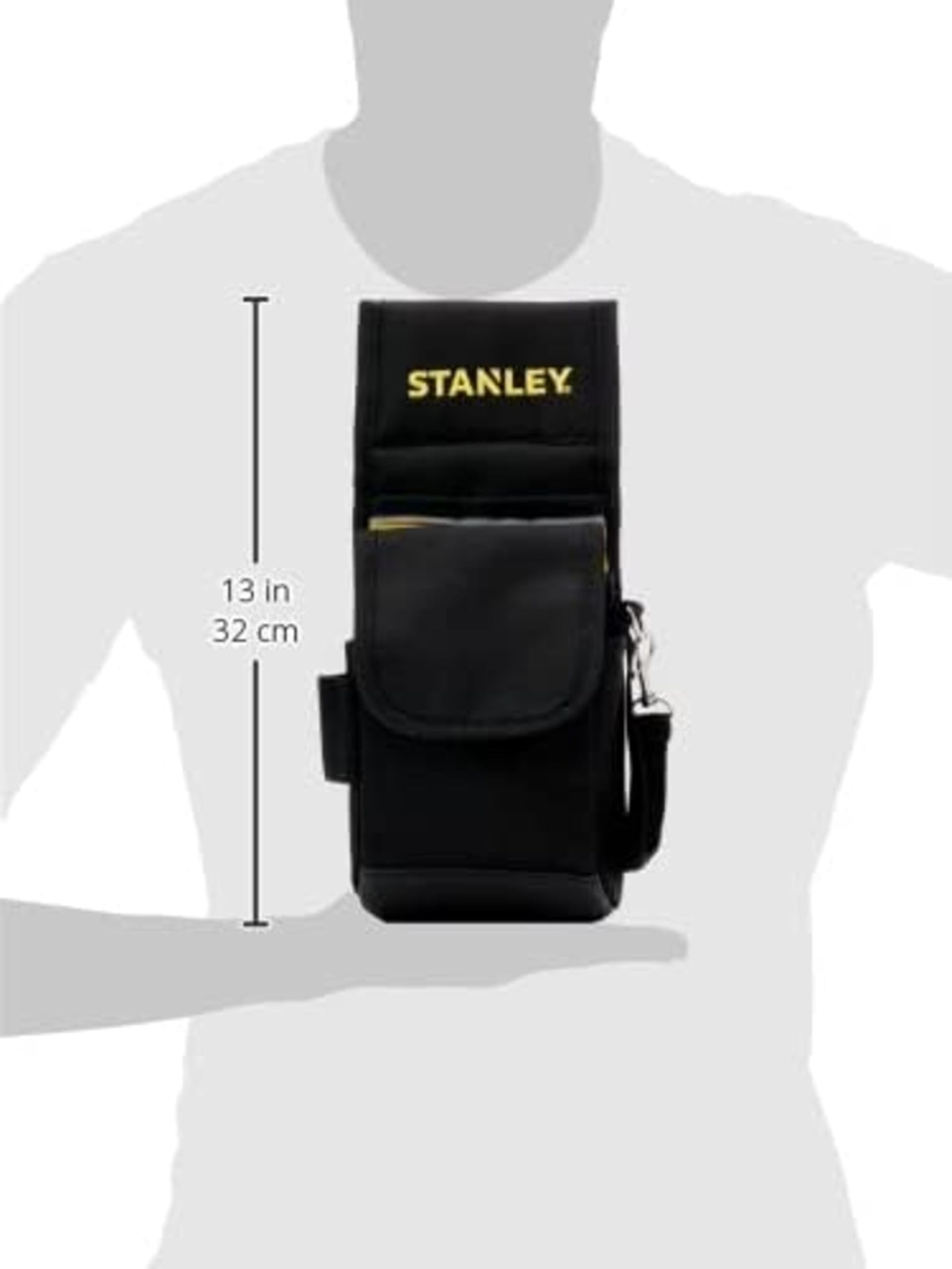 STANLEY 1-93-329 Fodero porta utensili da cintura, Nero/Giallo