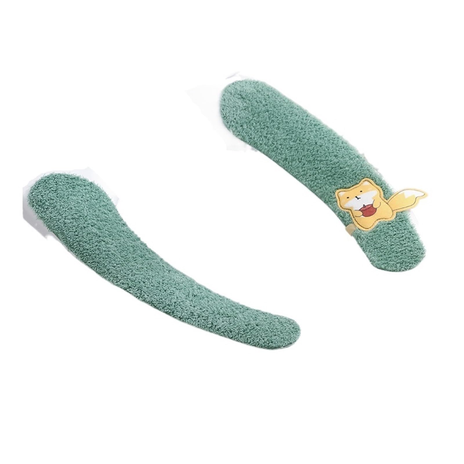 MZSKLW Padded Toilet Seat 2pair Toilet Cushion Household Sticker Adhesive Type Four Seasons Universal Winter Cover(Green)