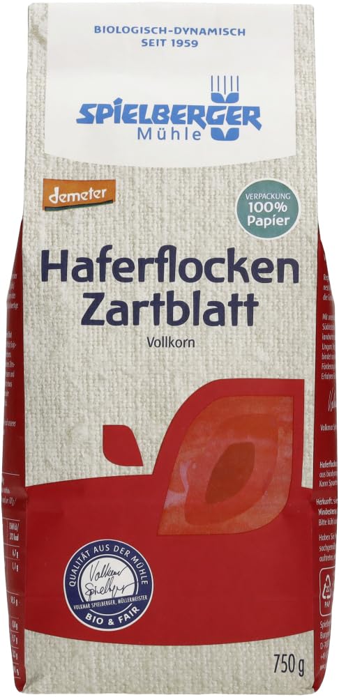 Haferflocken Zartblatt, demeter 18 x 750 g