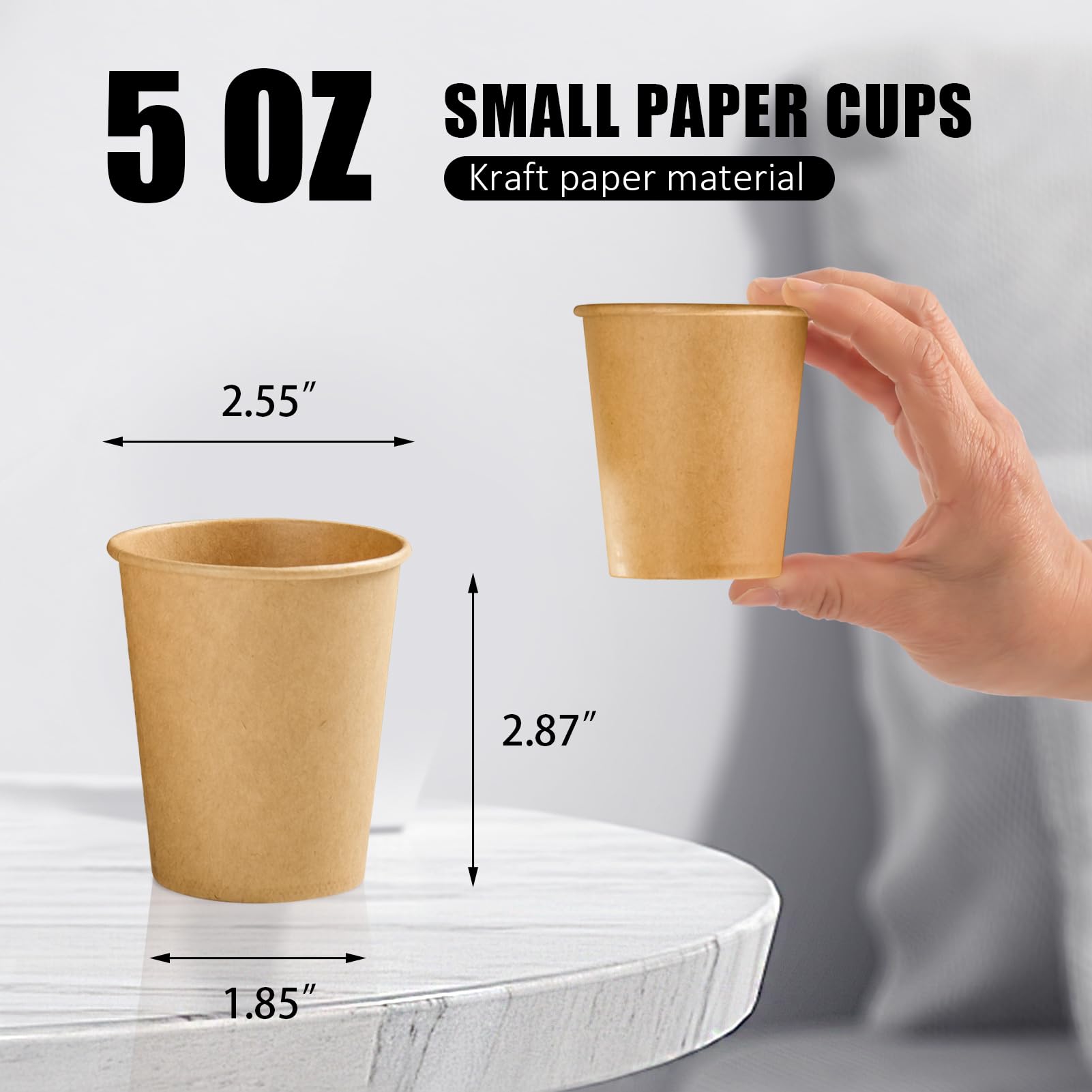 Biodegradable 5 oz Paper Cups Materials