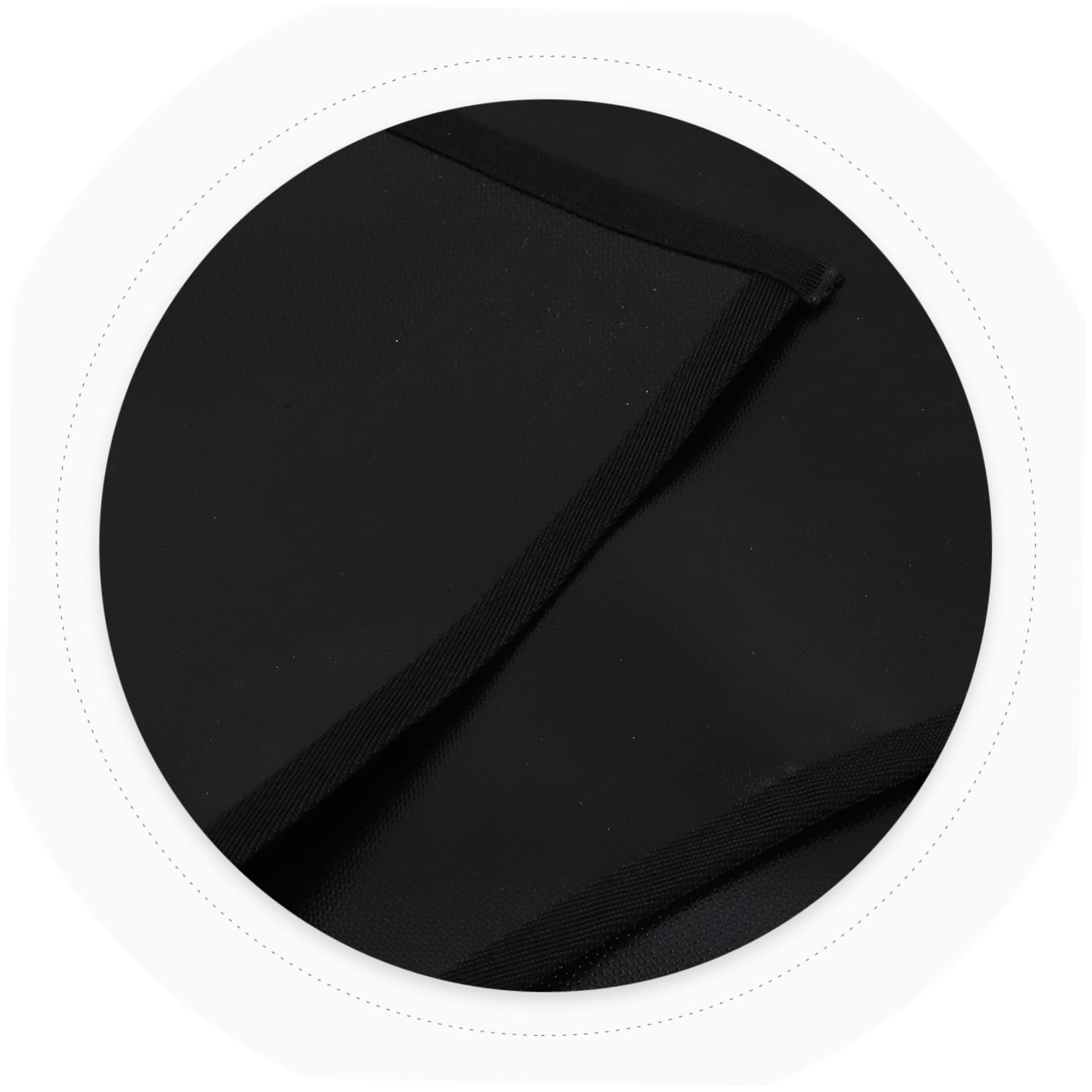 Yardwe Alfombra Protectora para Parrilla 48x30 Pulgadas, Doble Cara | Alfombrillas Debajo Parrilla Negra Resistente al Fuego para Parrillas de 22 y 17 Pulgadas Ninja Outdoor Woodfire
