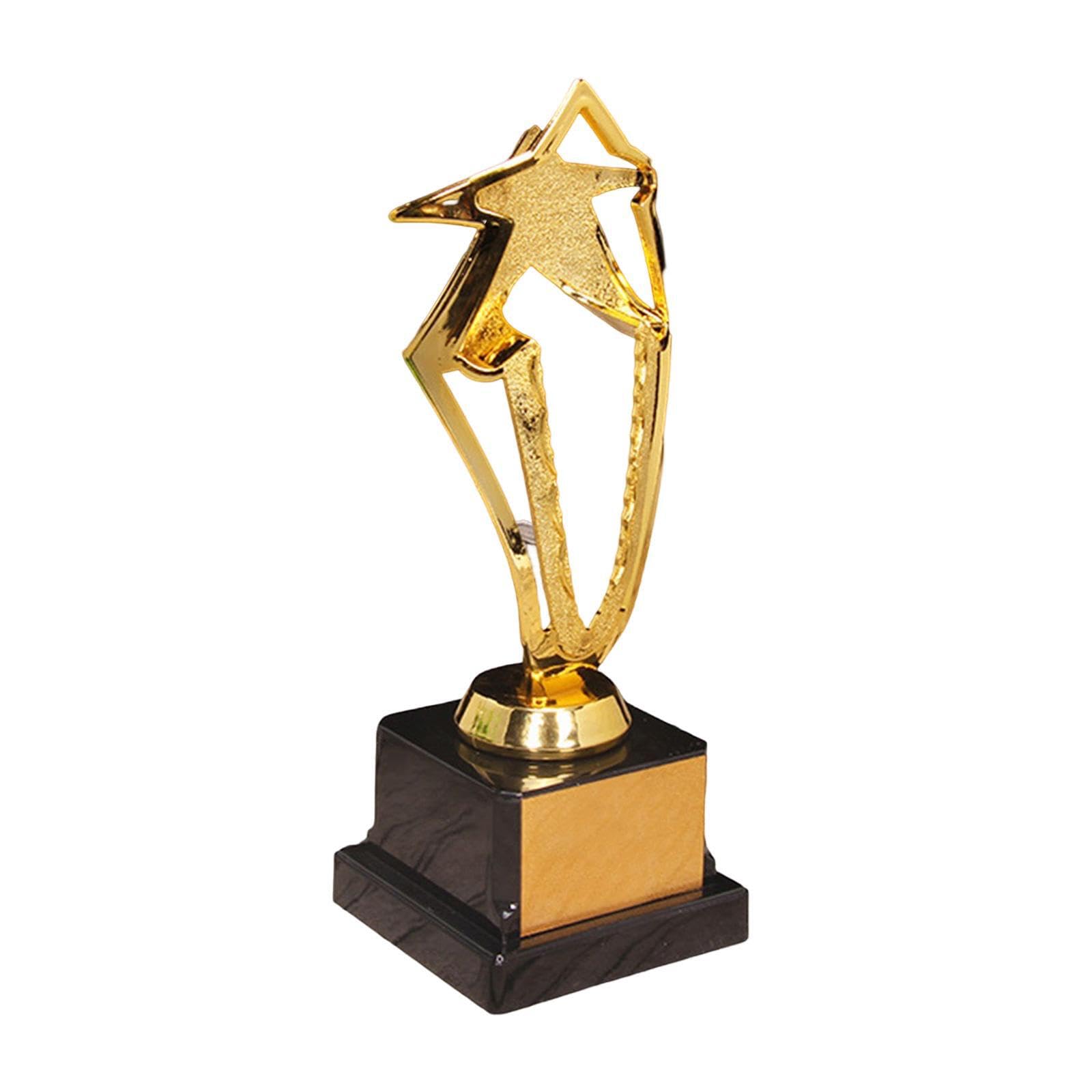 QIXCXAZ Kids Classroom School Rewards Appreciation Gifts Elevate Recognition Events With Classic Golden Award Trophies And Durable Golden Award Trophies, 20.5cm Tall