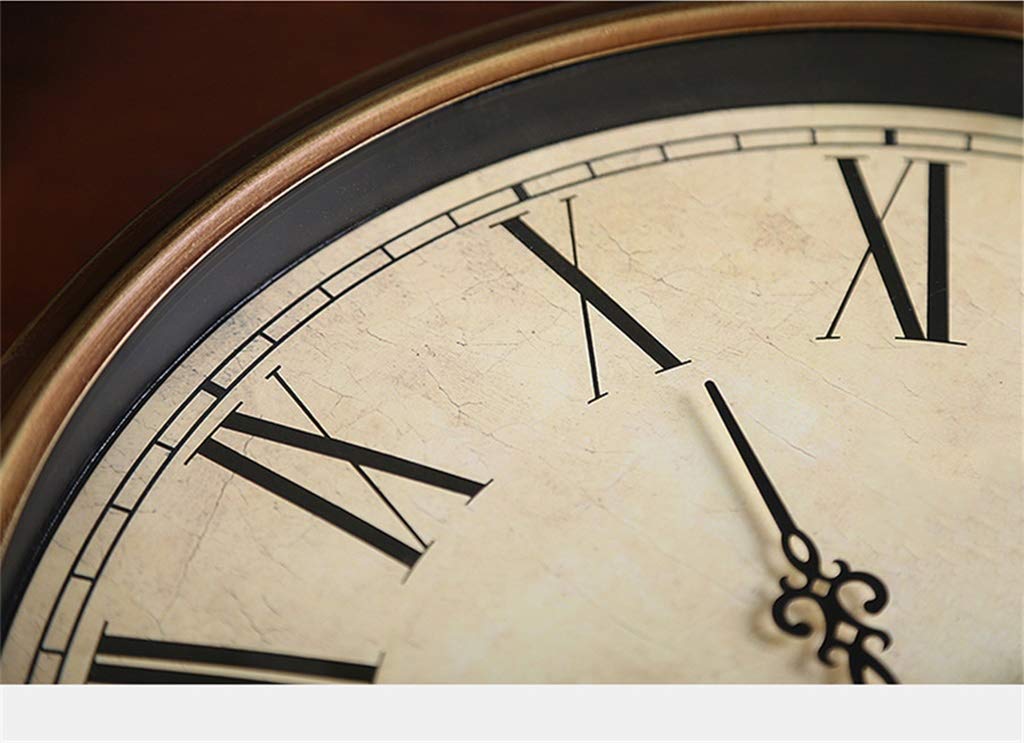 Amazon｜XZGang アイアン壁掛け時計、高級ヴィンテージ時計