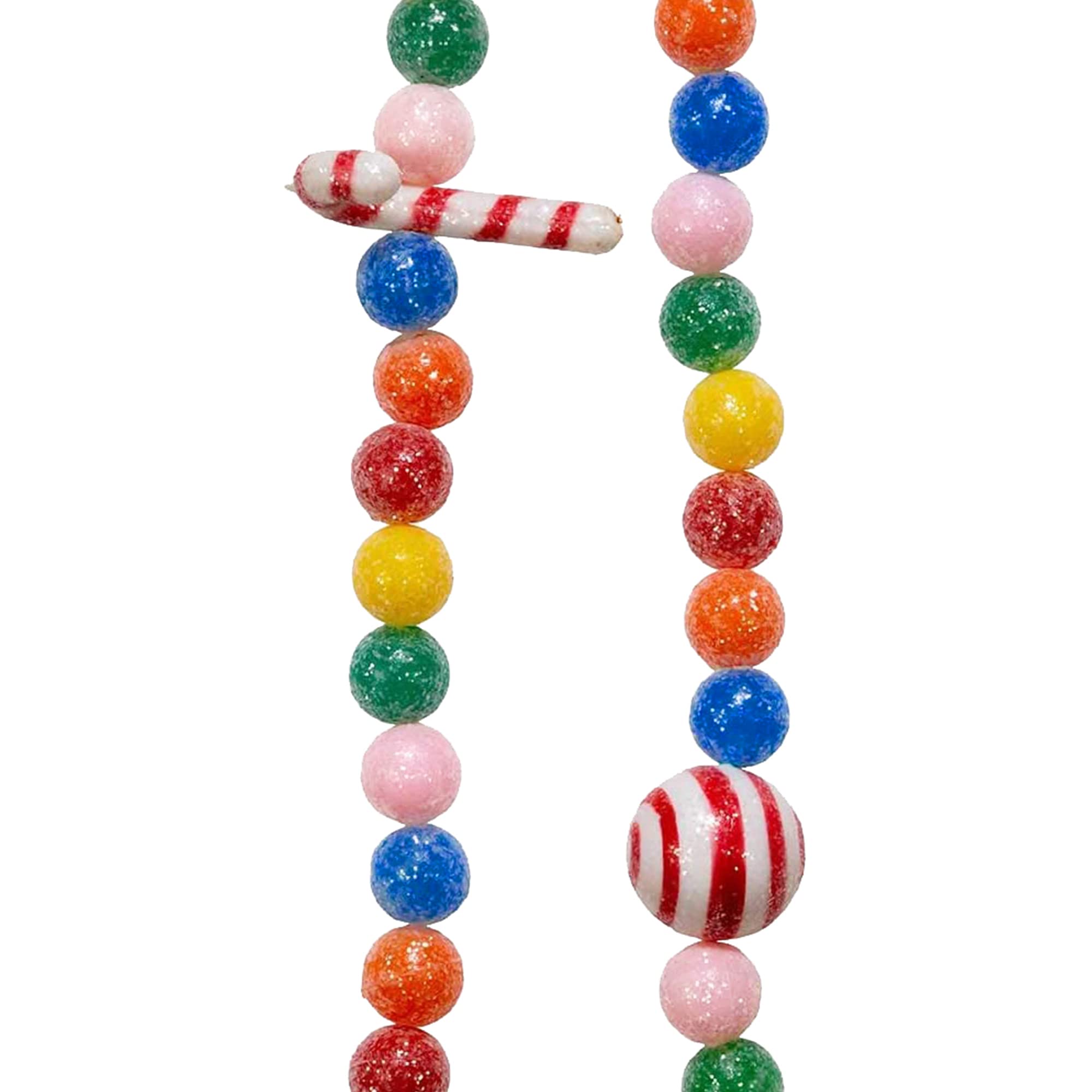 Amazon.com: 6-Foot Candy Cane and Candy Ball Garland Multi Color