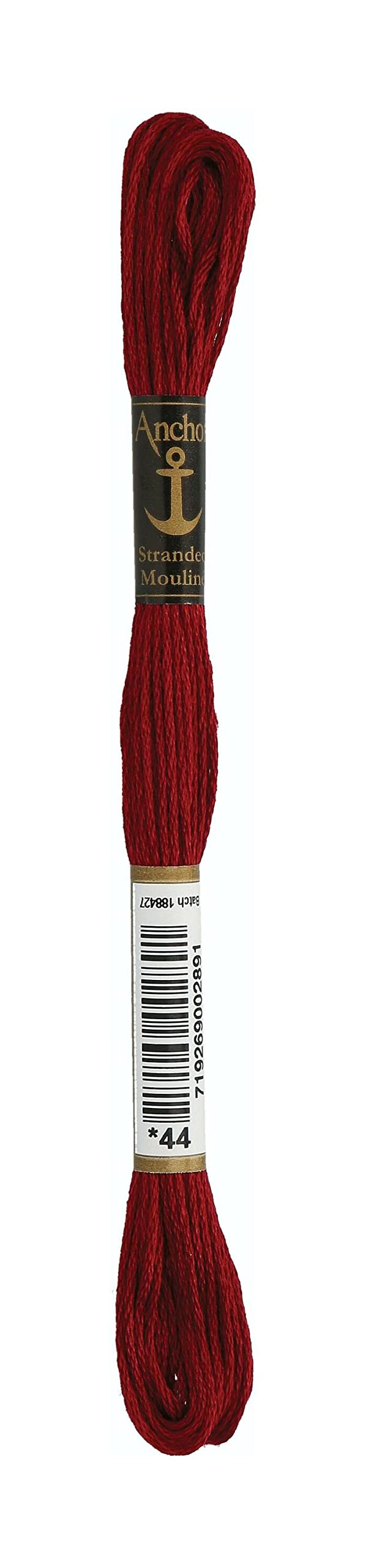 Anchor Sticktwist 4635000-00044 Ruby Red Embroidery Thread, 100% Cotton