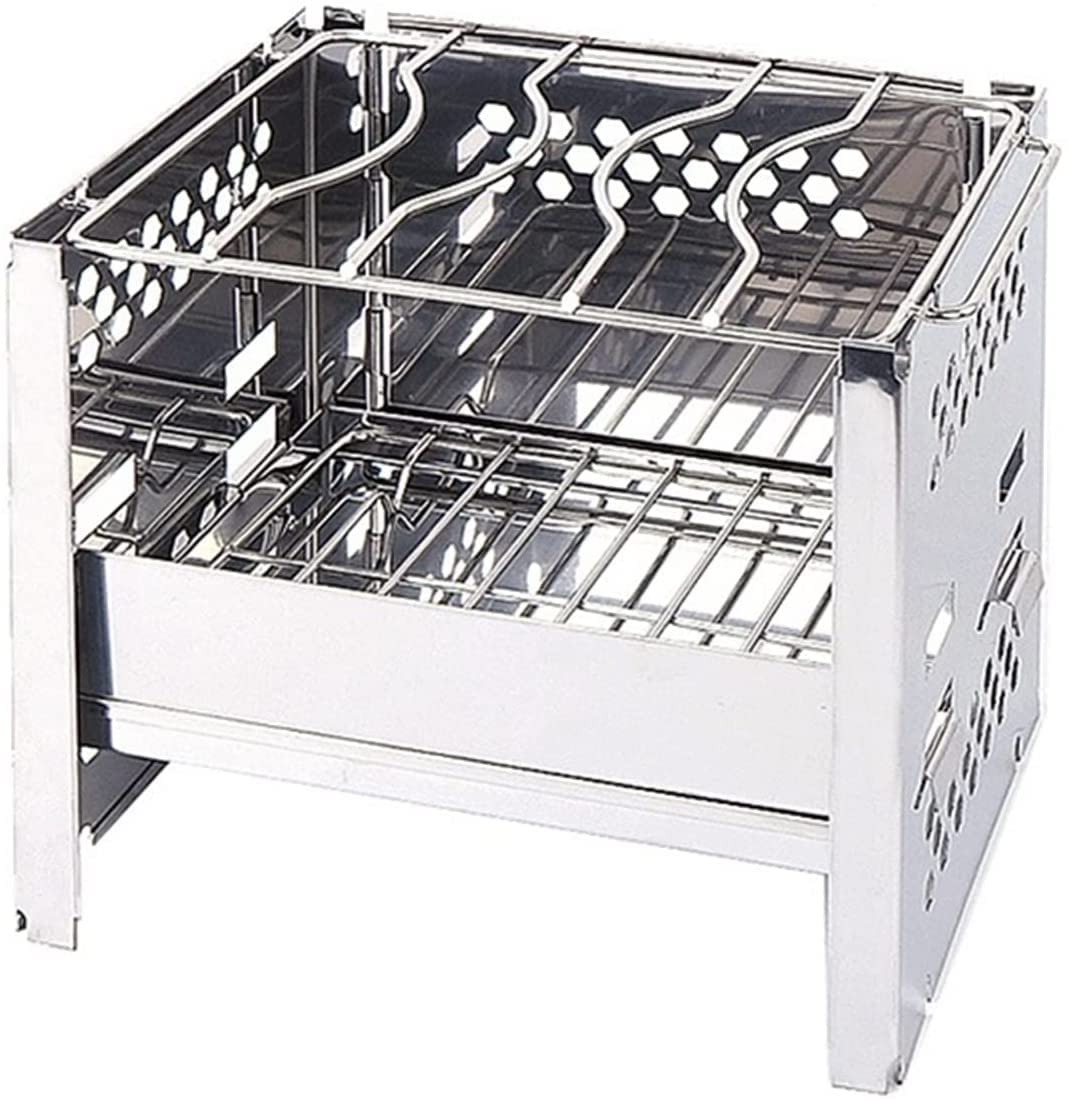 Barbecue pliable en acier pour résoudre le manque d'espace extérieur