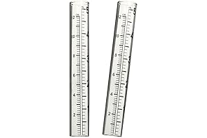 5-inch Capacity Replacement Rain Gauge Glass Tube for Outdoor Garden Set of 2