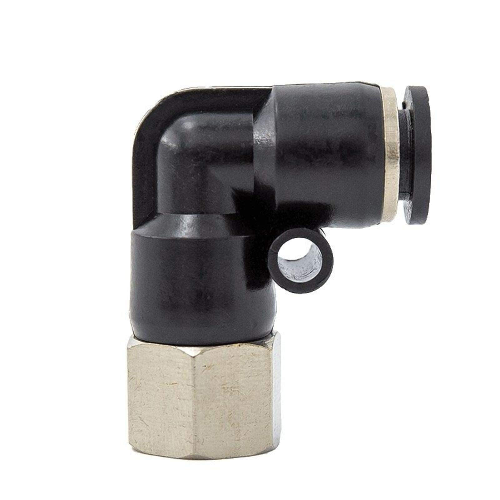 Conector neumático M5 elimina fugas de presión en tubos de 6mm