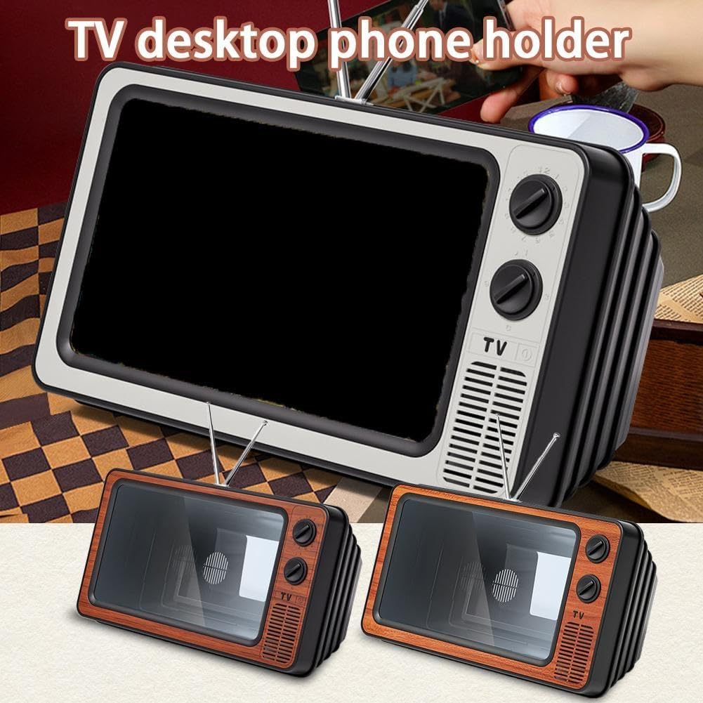 Retro Tv Phone Magnifier Retro Tv Phone Holder Retro TV Phone