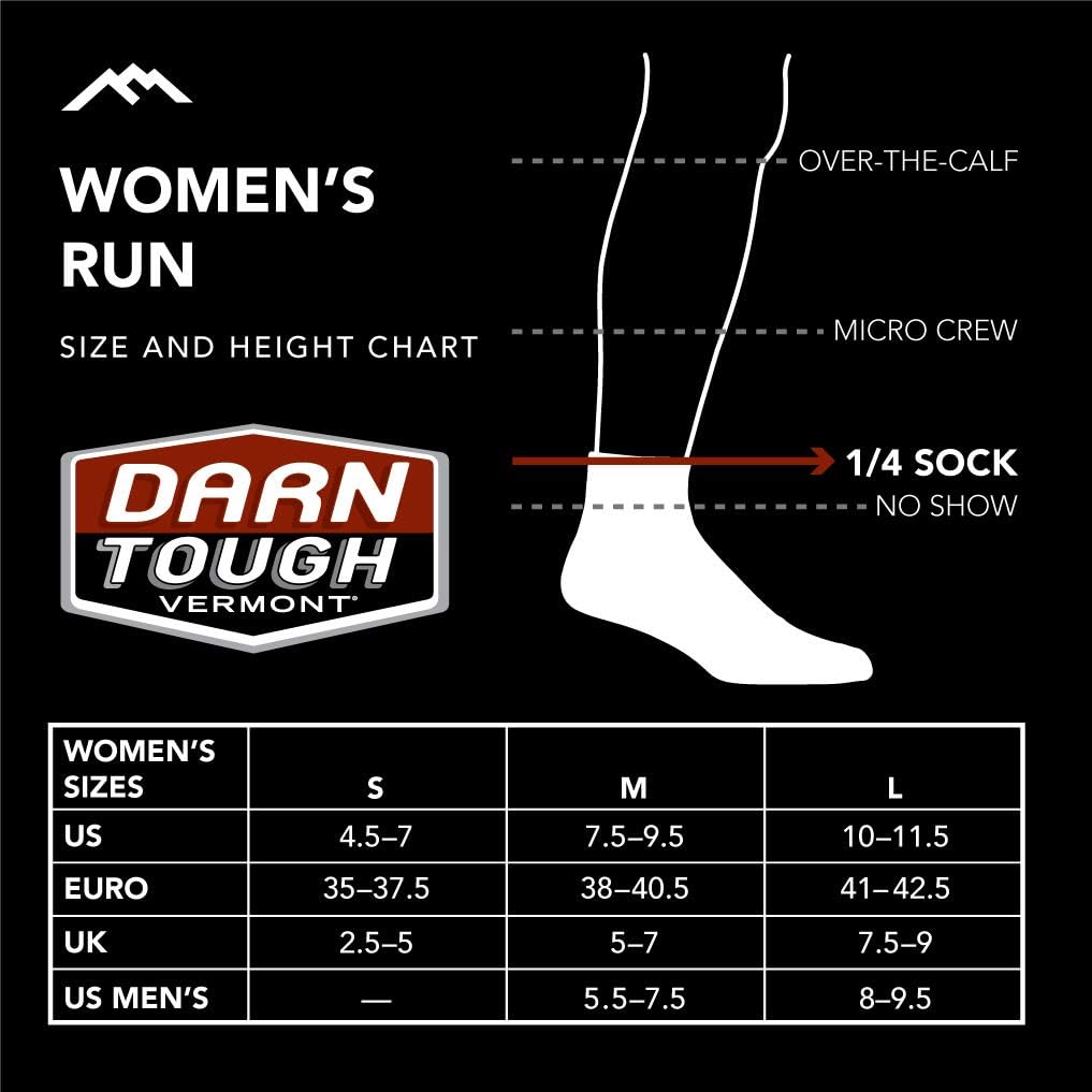 Darn Tough Women's Element 1/4 Lightweight with Cushion Sock (Style 1113) -
