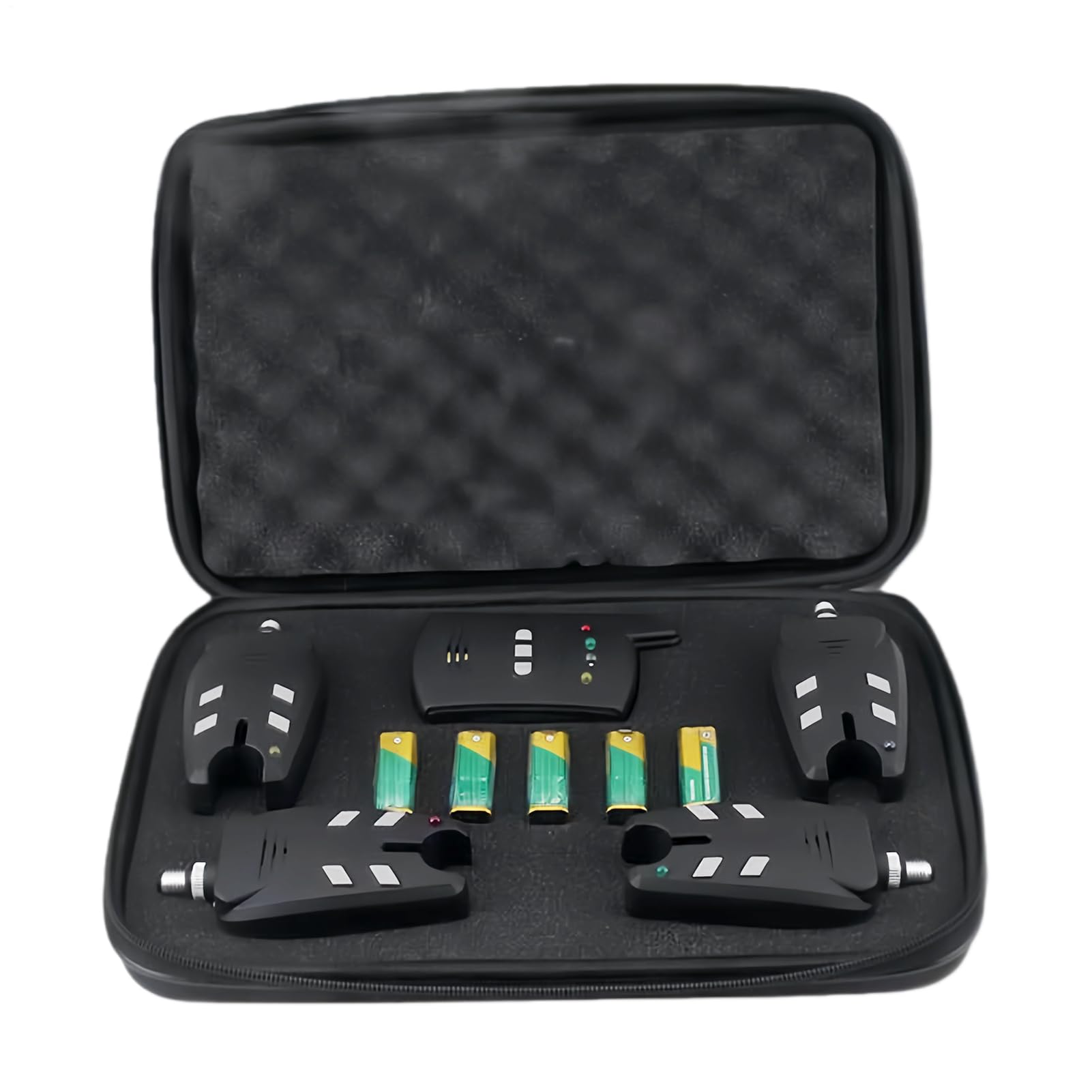 Bite Alarm Storage - Shockproof Organizer Bag | Storage Box - for Outdoor Saltwater Freshwater River Lake Pond Vacation Family Night Morning