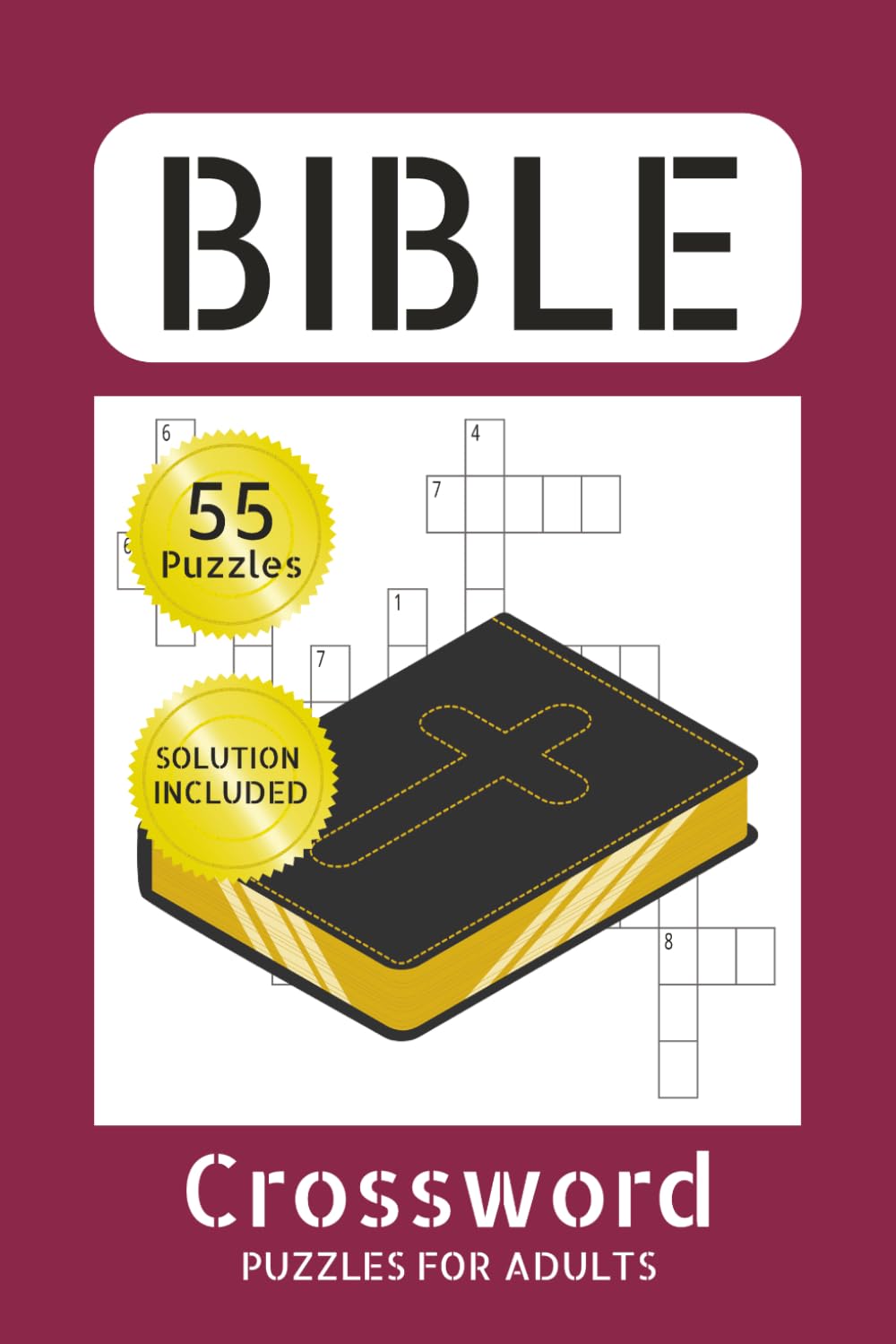 Bible Crossword Books: Crossword for Christian Faith, Love and Hope | Inspirational Puzzles with Bible Verses to Deepen Your Spiritual Journey