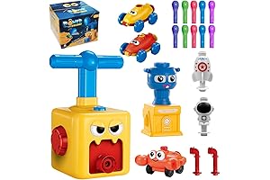 Balloon Car Pump Set | Compact And Durable Vehicle Toy Set