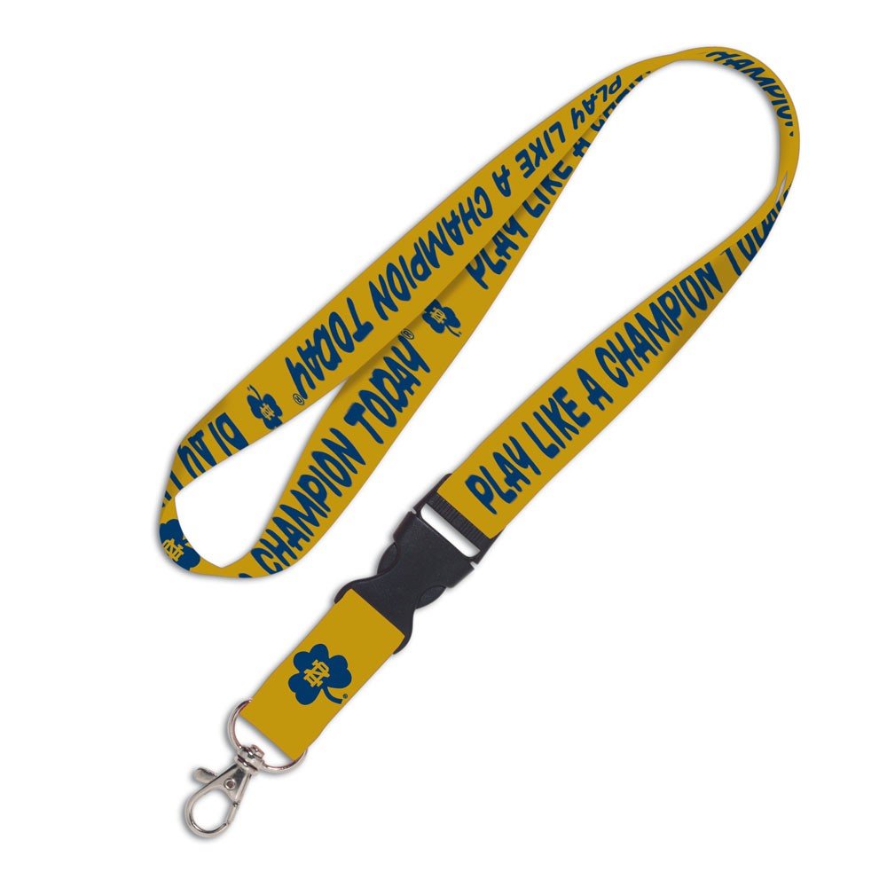 Wincraft NCAA Notre Dame 90863012 Lanyard with Detachable Buckle, 3/4