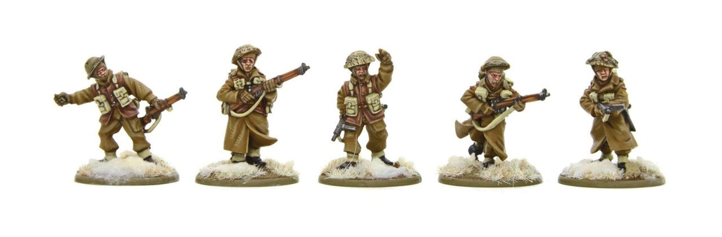 Warlord Games British Army Infantry Section (Winter) 28mm Scale Metal Miniatures for Bolt Action Highly Detailed World War 2 Miniatures for Table-top Wargaming - Image 2