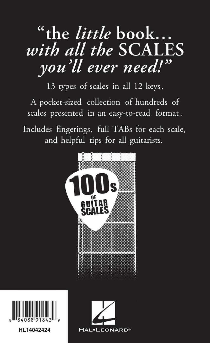 The little black book of scales guitare
