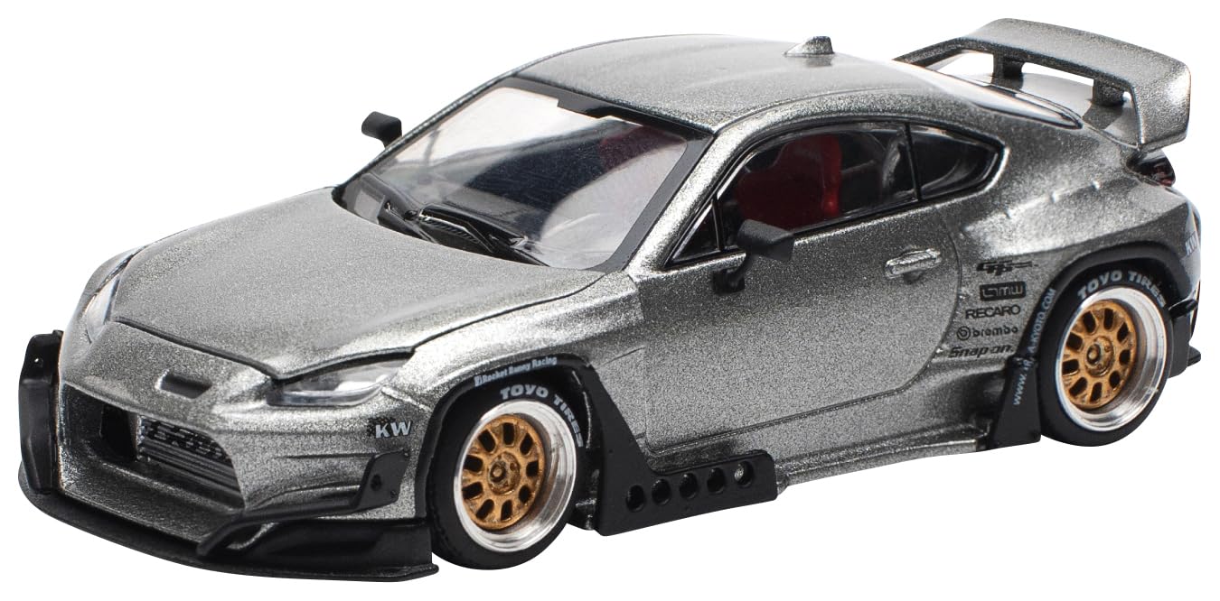 Amazon | POP RACE 1/64 パンデムGR86シルバー 完成品 PR640235