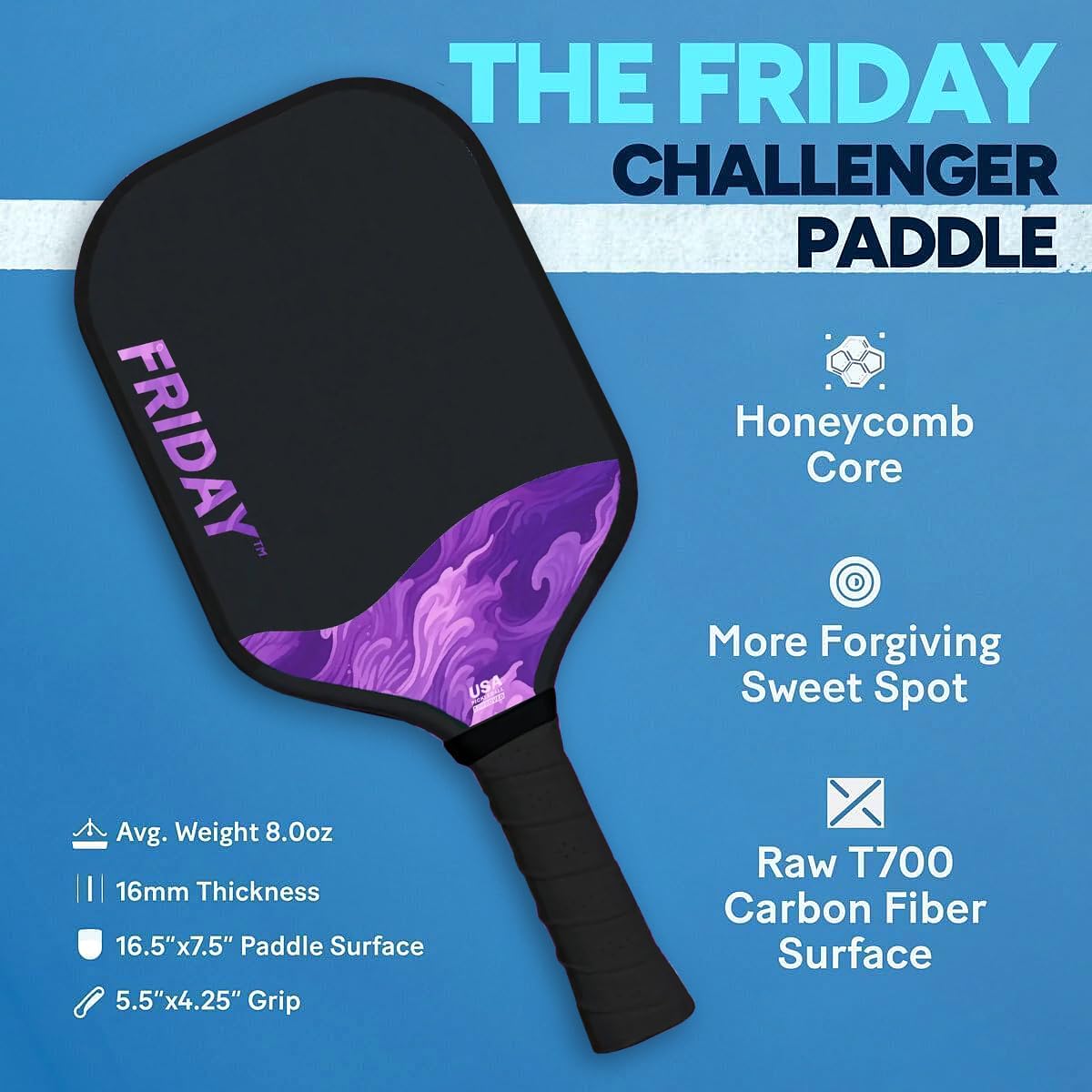 Amazon | Challenger Friday Paddle、USAピックルボールトーナメント