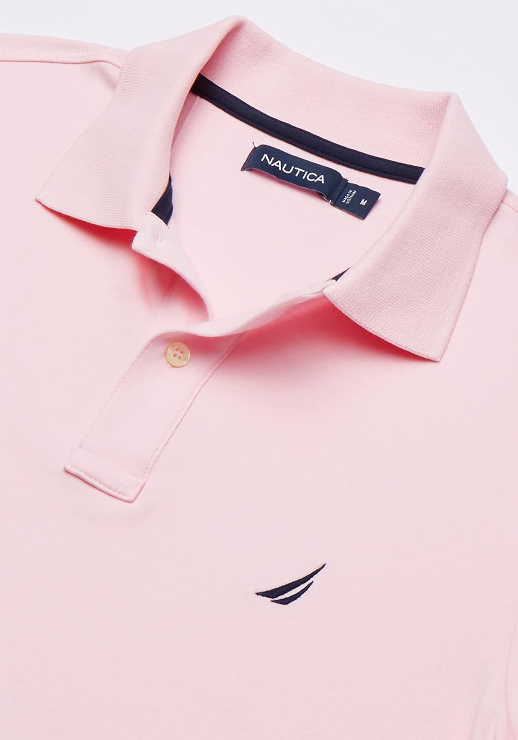Nautica Mens Classic Fit Short Sleeve Solid Soft Cotton Polo Shirt - Image 3