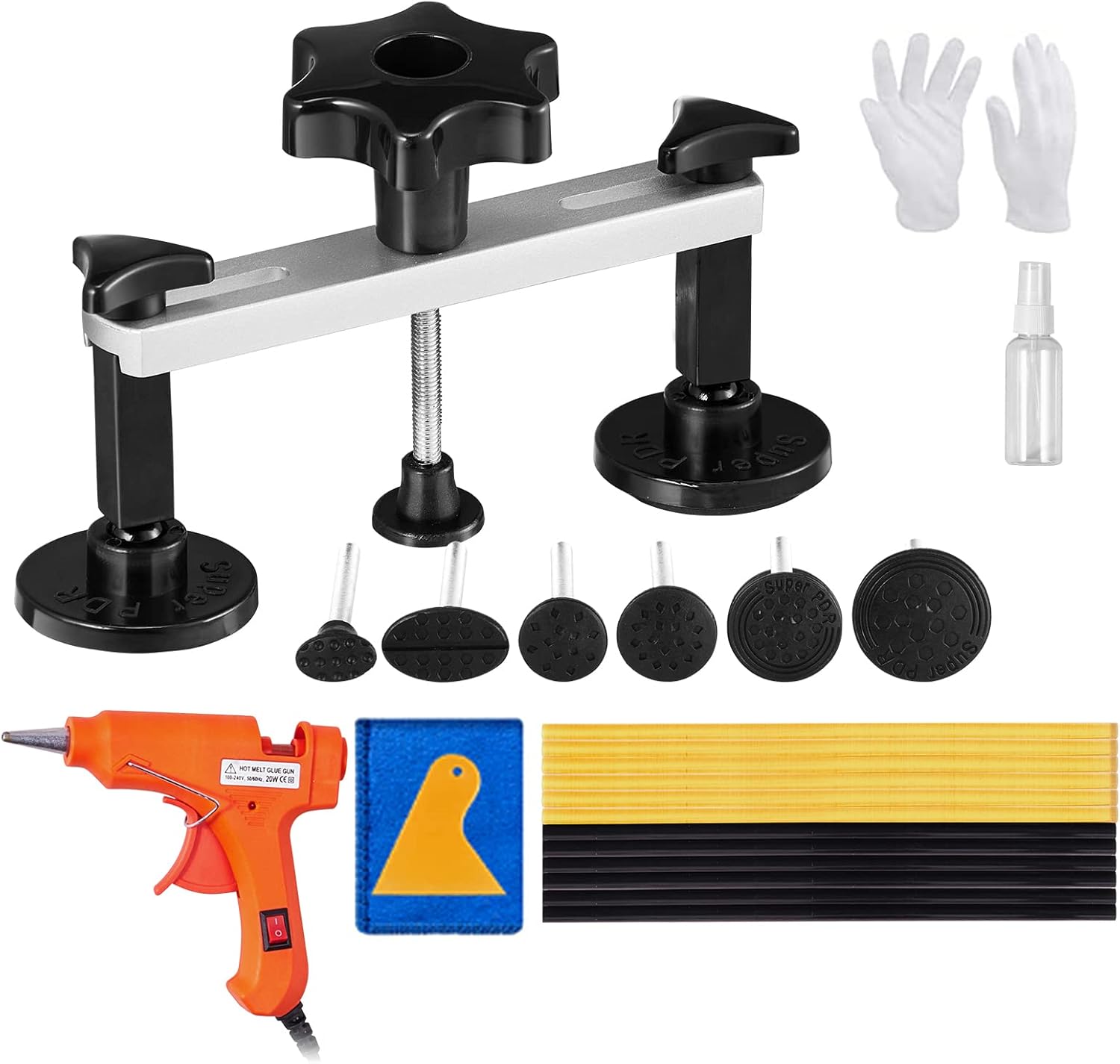 VEVOR 25 PCS Dent Removal Kit, Auto Body Paintless Dent Removal Tools