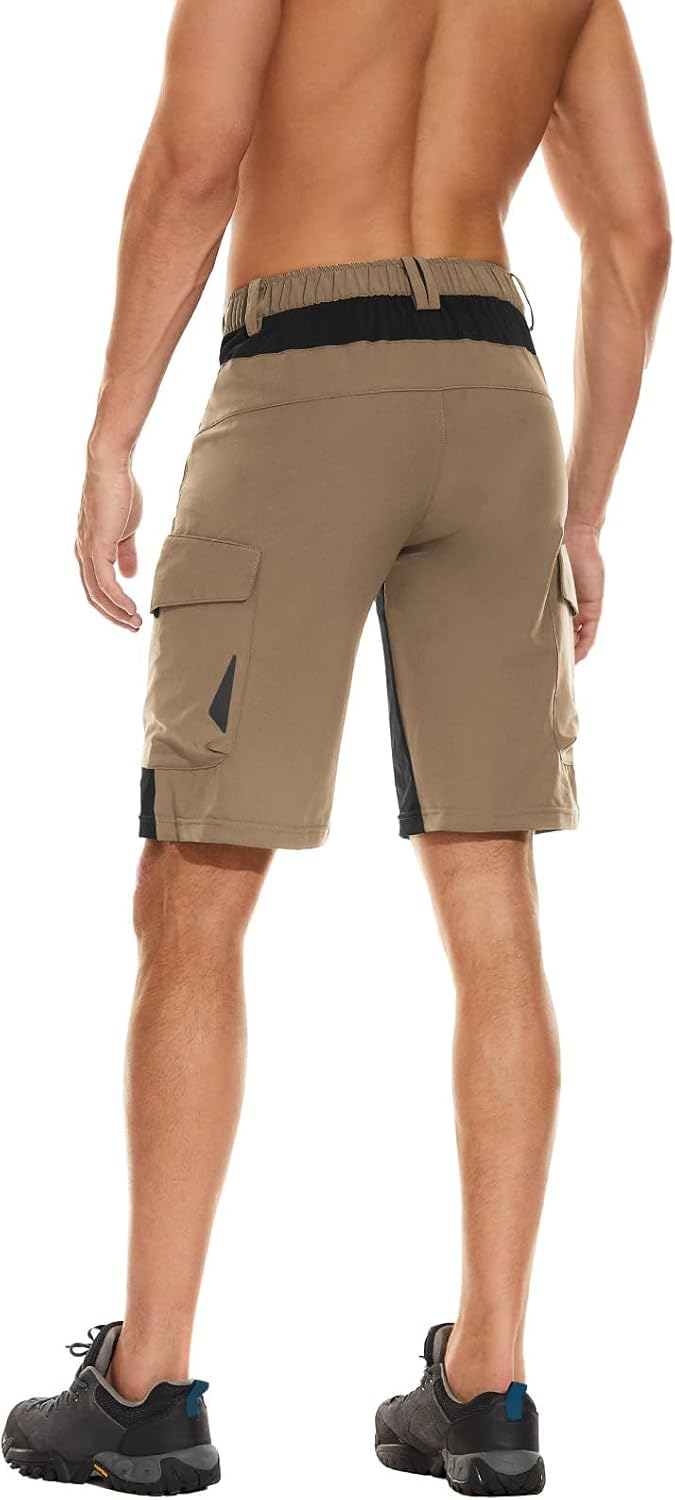Cycorld Mens-Mountain-Bike-Shorts, Cycling, Hiking, Cargo, Outdoor Shorts