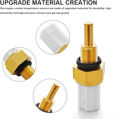Miniatura 3 de Sensor de temperatura del refrigerante del motor, sensor de temperatura del agua, sensores de temperatura del refrigerante de reemplazo automático,