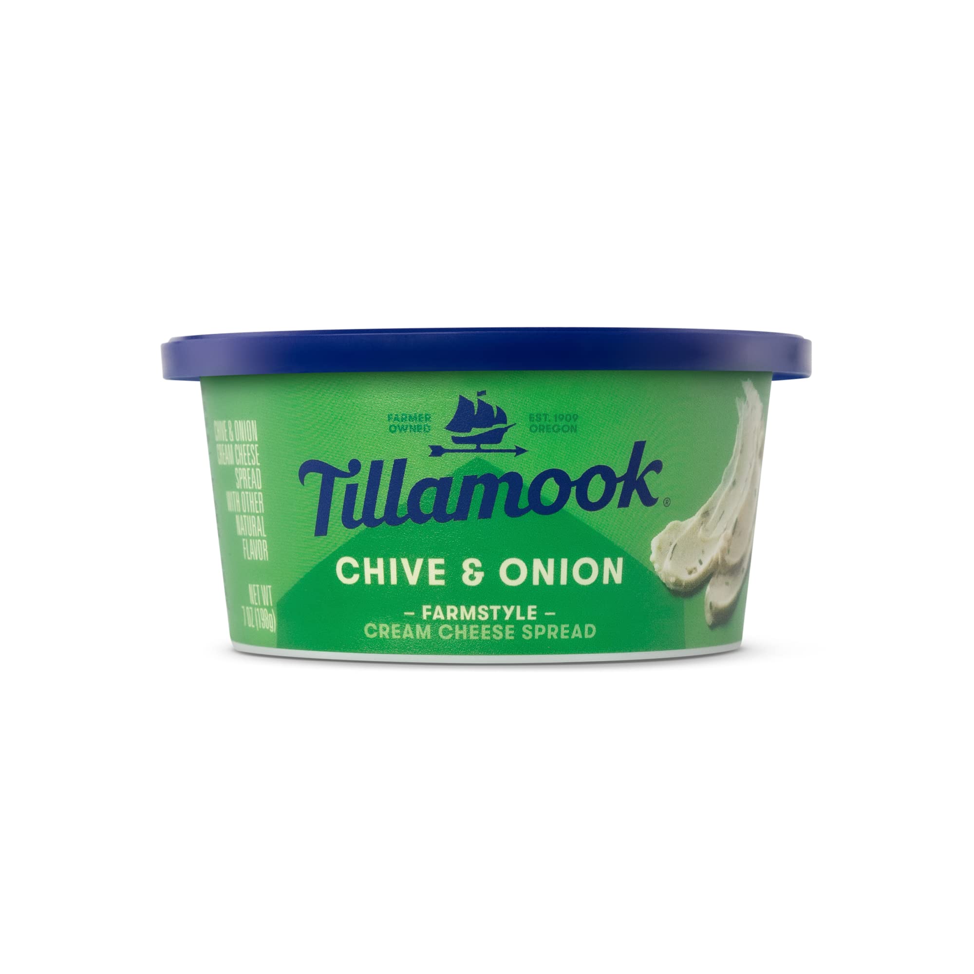 Tillamook Farmstyle Cream Cheese Spread (Chive and Onion, 7 Oz)