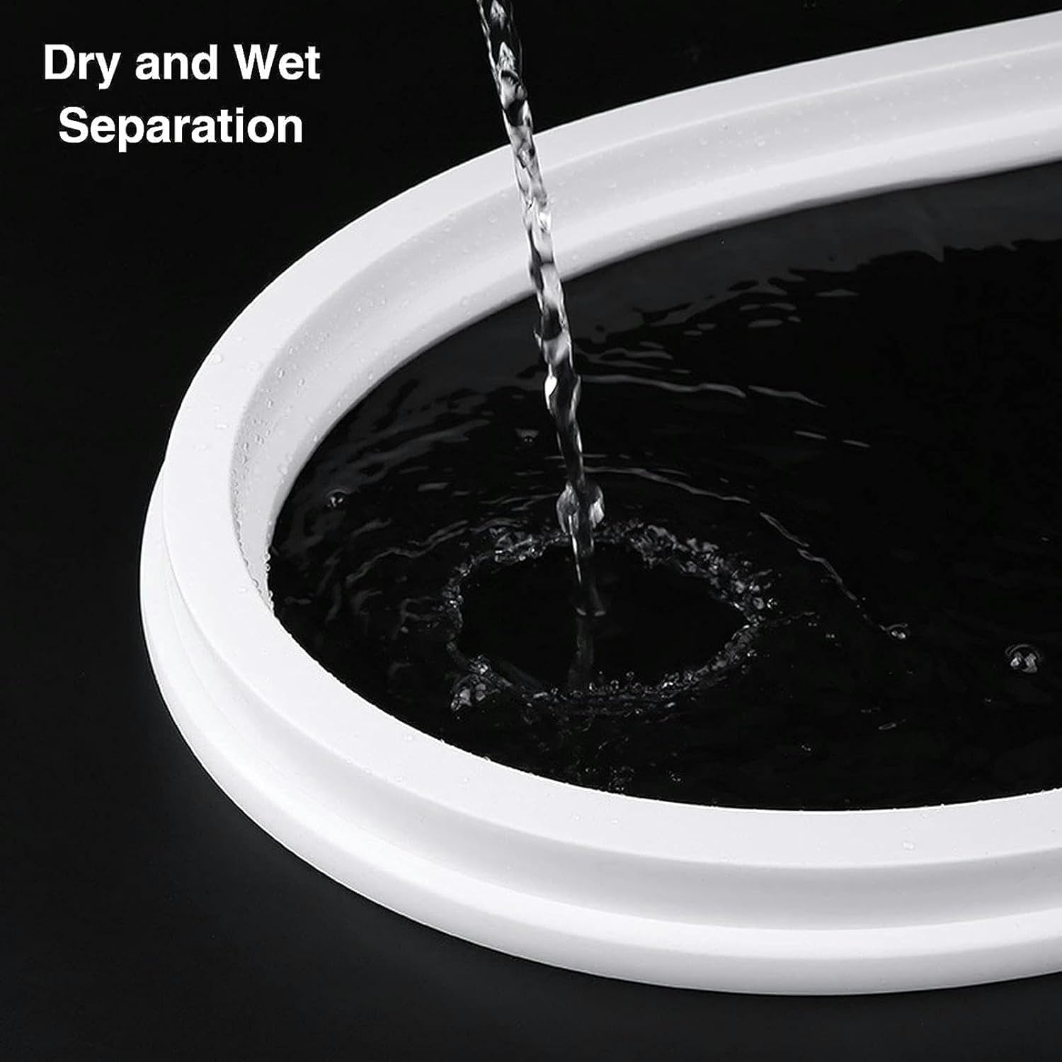 KEuLen Barriera Doccia Ferma Acqua, Barriera per Doccia, Soglia for Doccia Barriera for diga d'Acqua Lavello in Silicone Paraspruzzi for Cucina e Bagno(2.4m/95in)