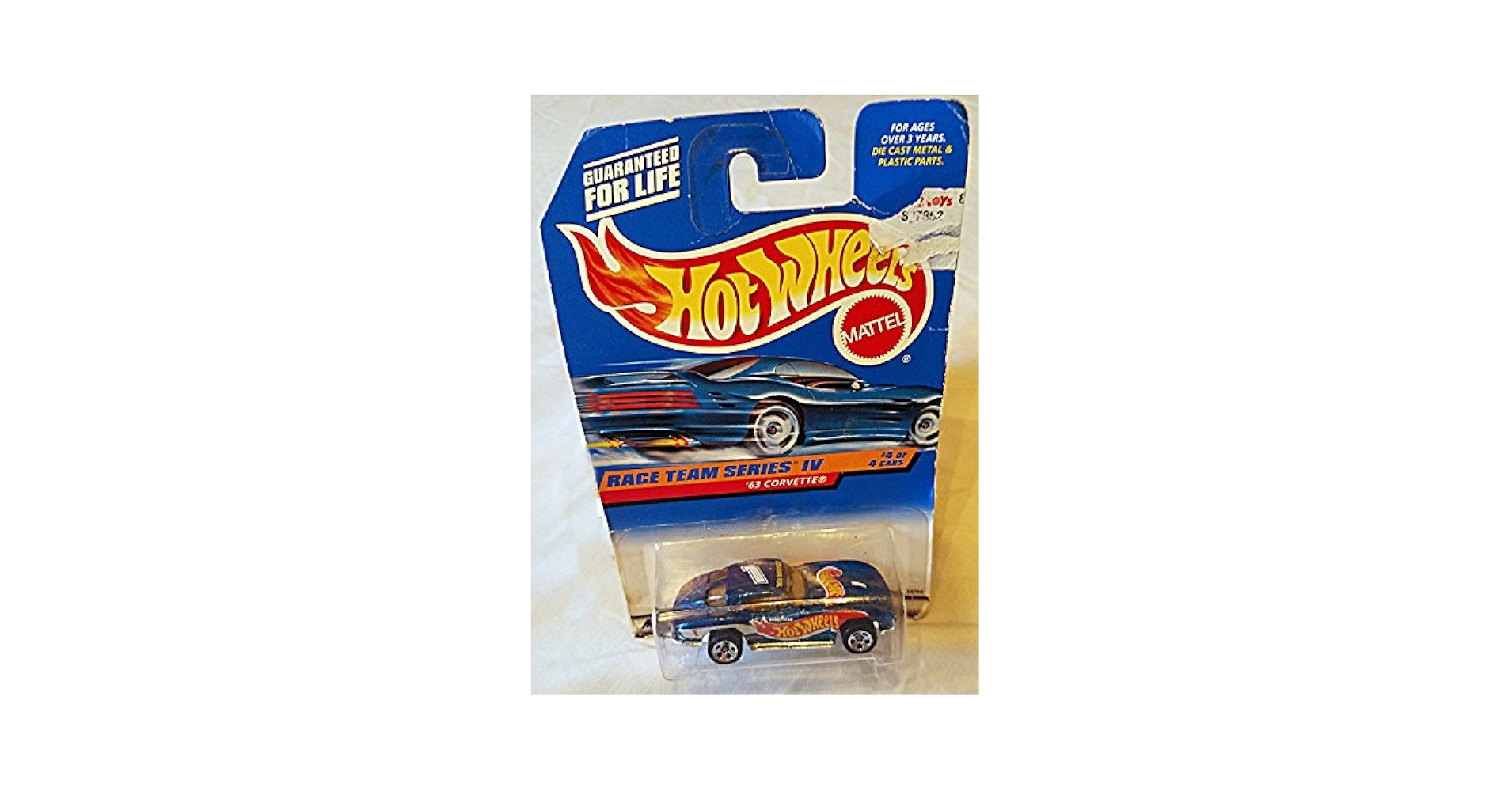 ホットウィール ‘63 CORVETTE RACE TEAM SERIES IV Hot Wheels Race Team Series IV 1963 Chevrolet Corvette #4 OF
