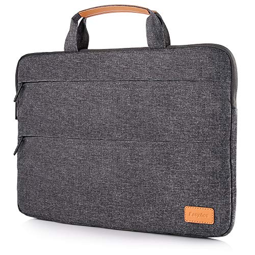 EasyAcc 13-13,3 Bolsa Portátil Función Soporte Funda Asa para Computadora Acer ASUS Dell XPS 13 Surface Pro MacBook Air Pro Gris Oscuro