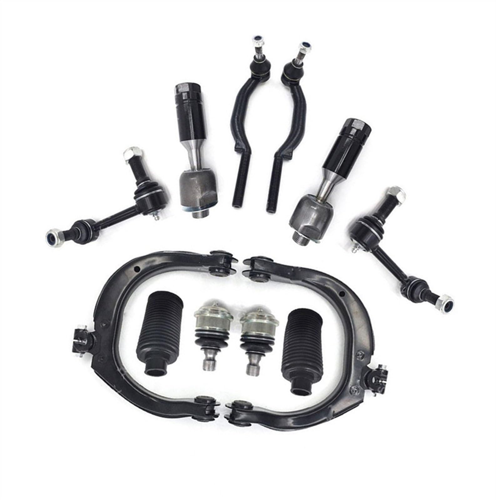 Bracci sospensioni Auto Compatibile con C&evrolet per Trailblazer 2004 2005 2006 2007 Kit di Sospensione Braccio Oscillante Superiore Sinistro Destro Anteriore Bracci Oscillanti Ricambi Auto