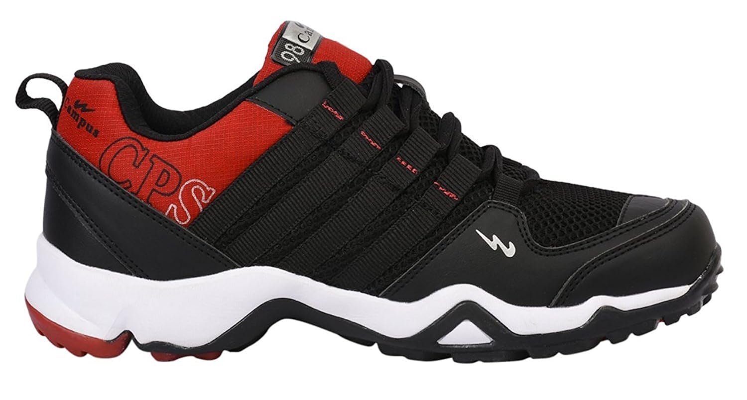 campus trigger black running shoes