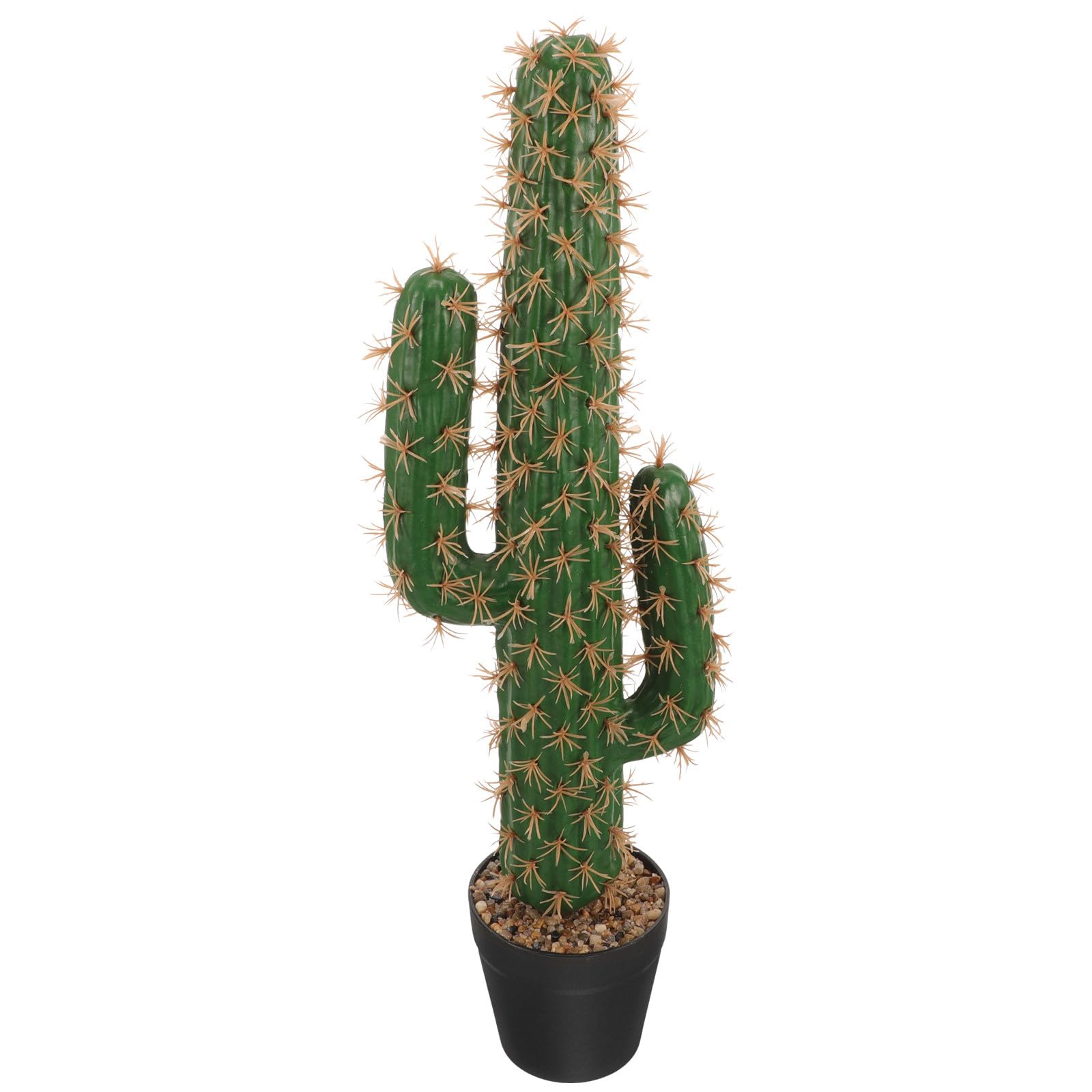 Pianta Finta Cactus Bonsai in Plastica Vaso Decorativo Realistico