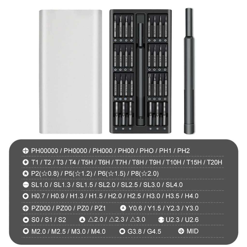 Jeu de tournevis de précision embouts de vis magnétiques réparation professionnelle démonter téléphone portable outil à main(Wit)